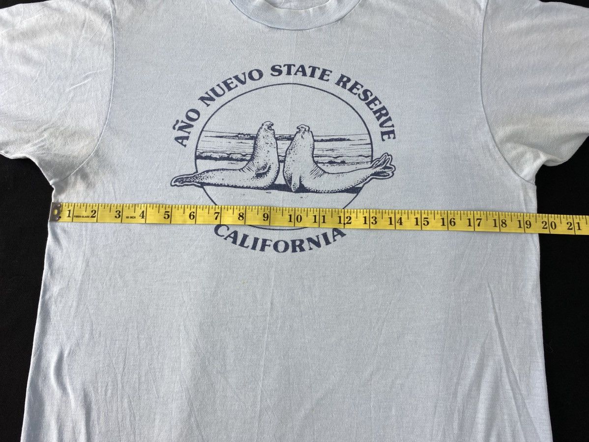 Hanes Vintage 90s Hanes Nuevo State Reserved Printed Tee T-shirt Size US M / EU 48-50 / 2 - 9 Thumbnail