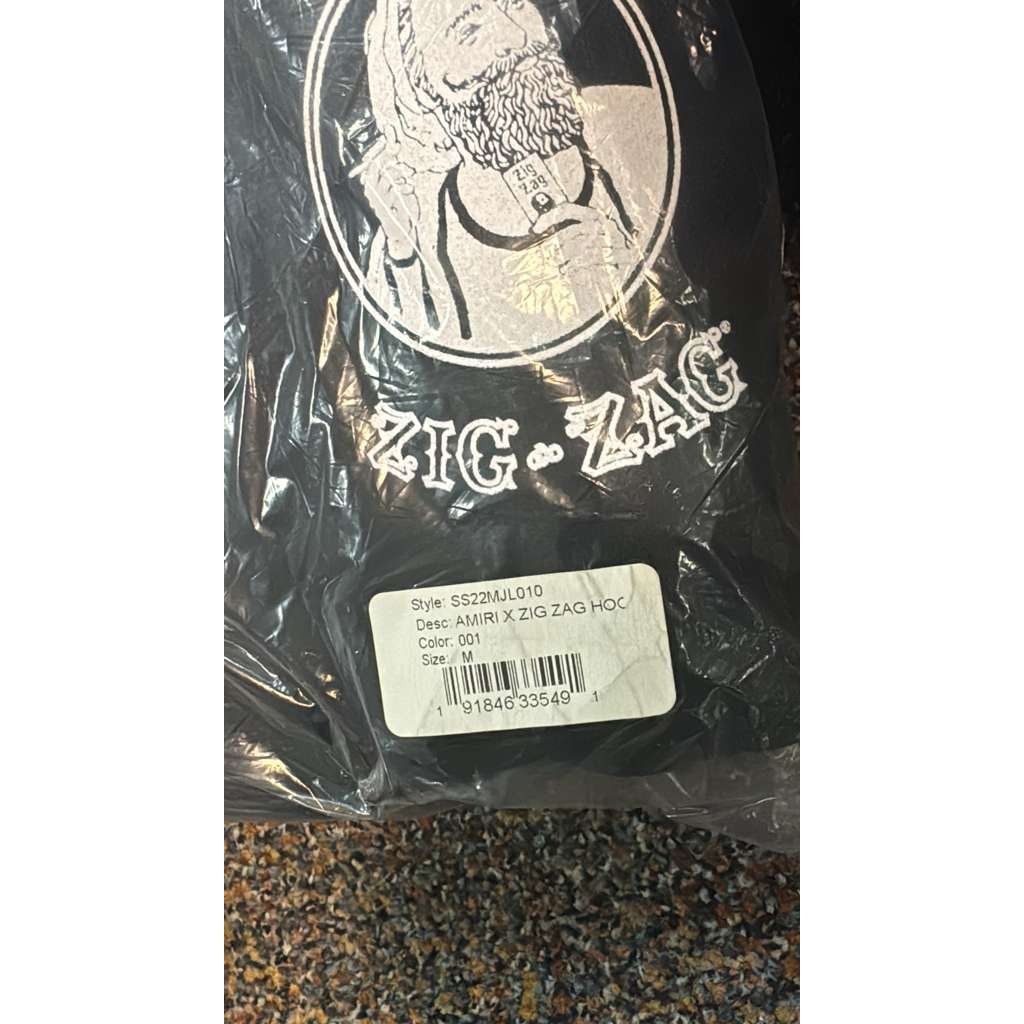 Amiri o1rshd1 Amiri x Zig Zag Hoodie in Black Size US M / EU 48-50 / 2 - 21 Thumbnail