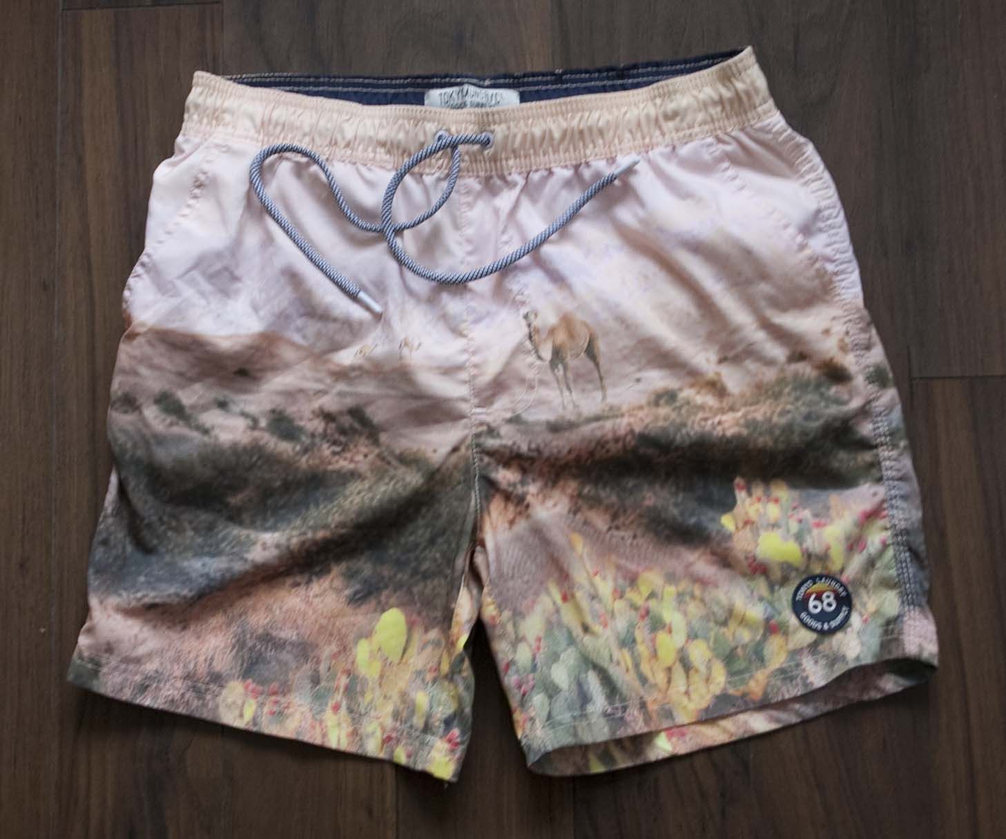 Other Tokyo Laundry Swim Shorts Camel Desert Size M/ 33 Size US 33 - 1 Thumbnail
