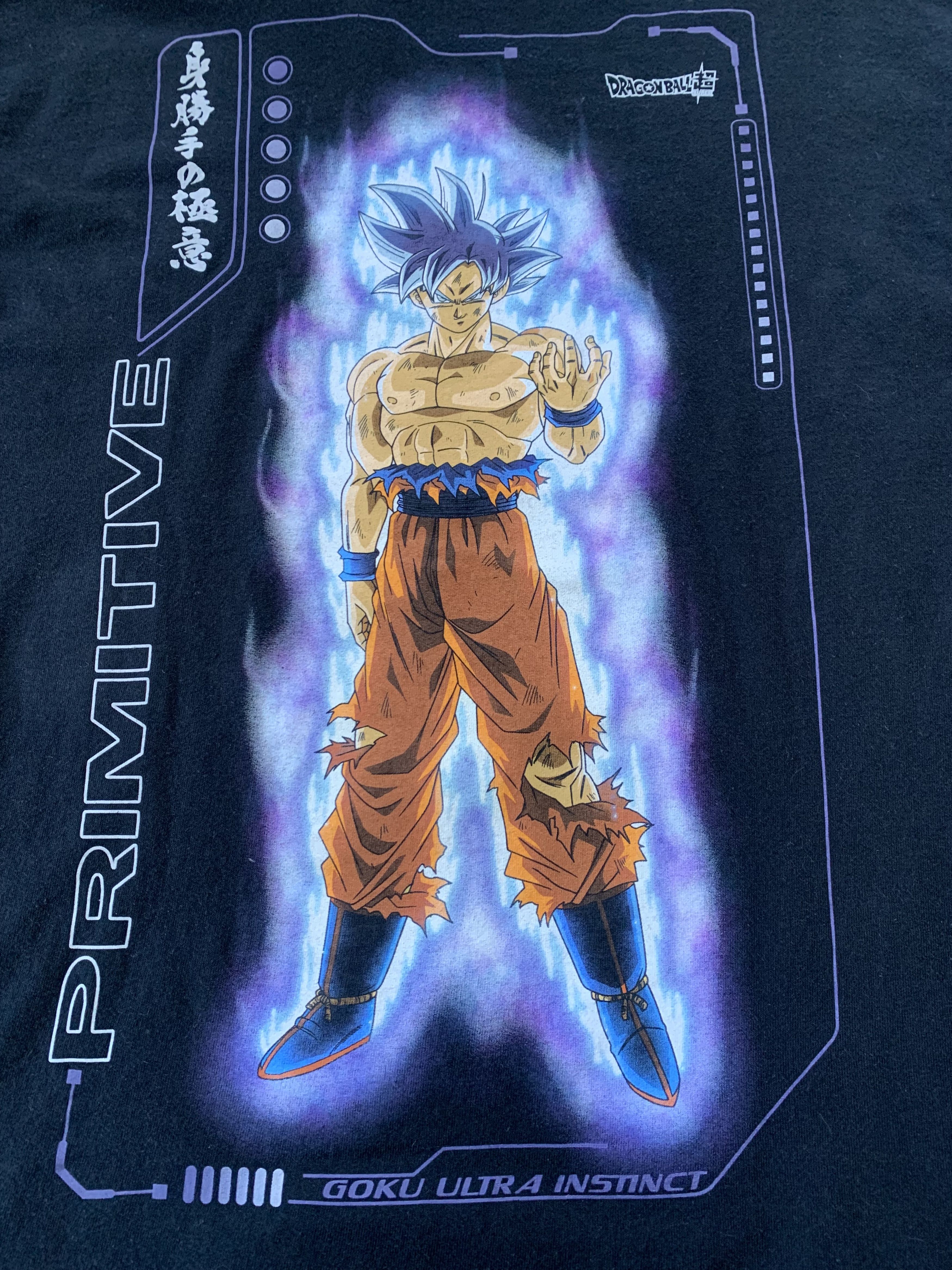 Anime Primitive x Dragon Ball Super Goku Long Sleeve T-Shirt Size US L / EU 52-54 / 3 - 4 Thumbnail