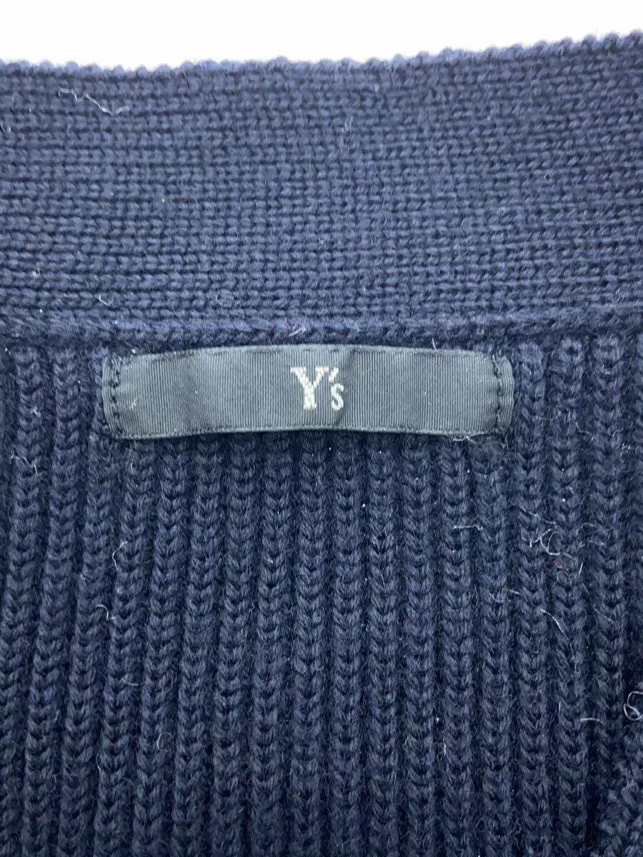 Y's × Yohji Yamamoto Reconstructed Ribbed Wool Knit Cardigan Size US S / EU 44-46 / 1 - 6 Thumbnail