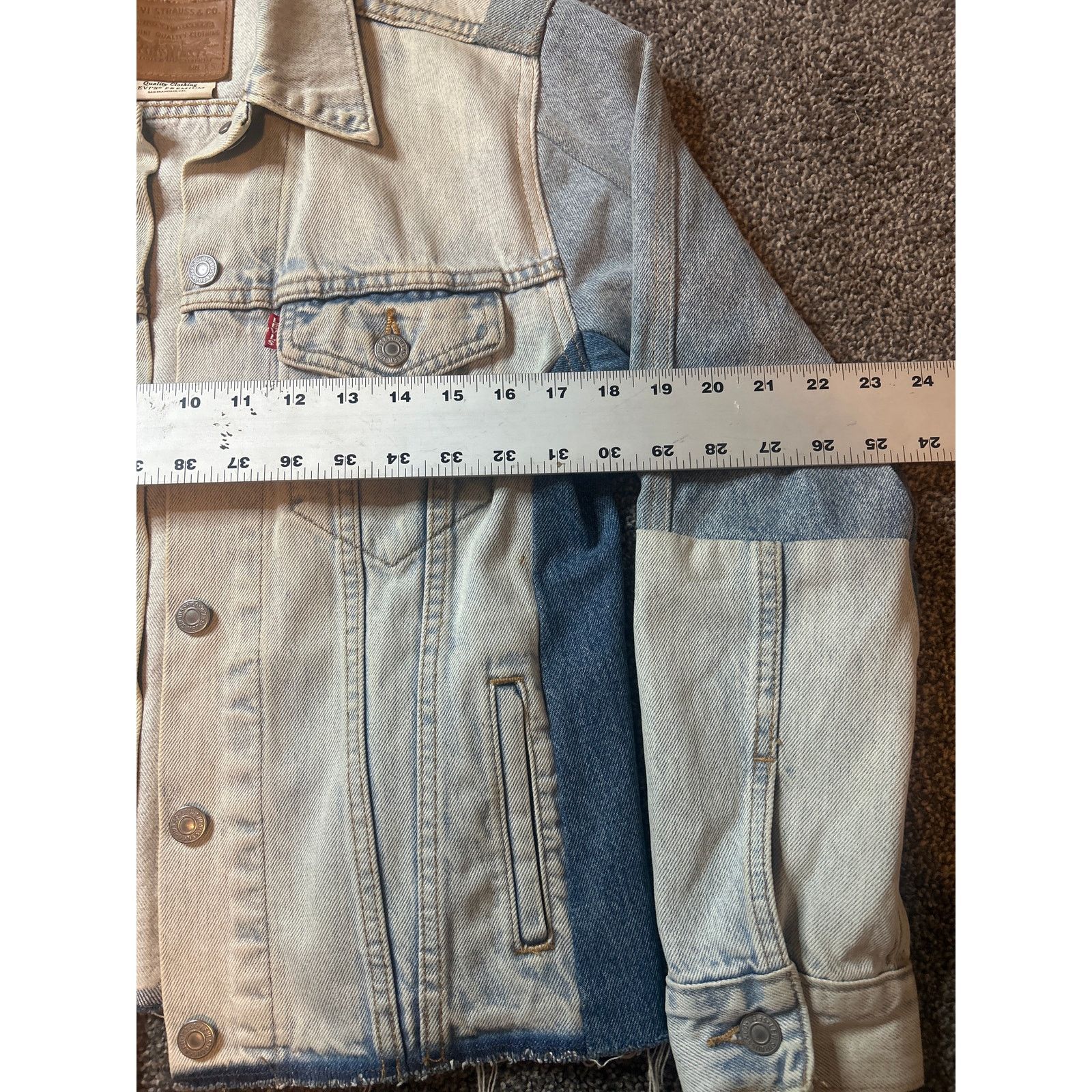 Levi's LEVIS Ex Boyfriend Trucker Jean BANZI Color Blue xs Jacket Size XS / US 0-2 / IT 36-38 - 5 Thumbnail