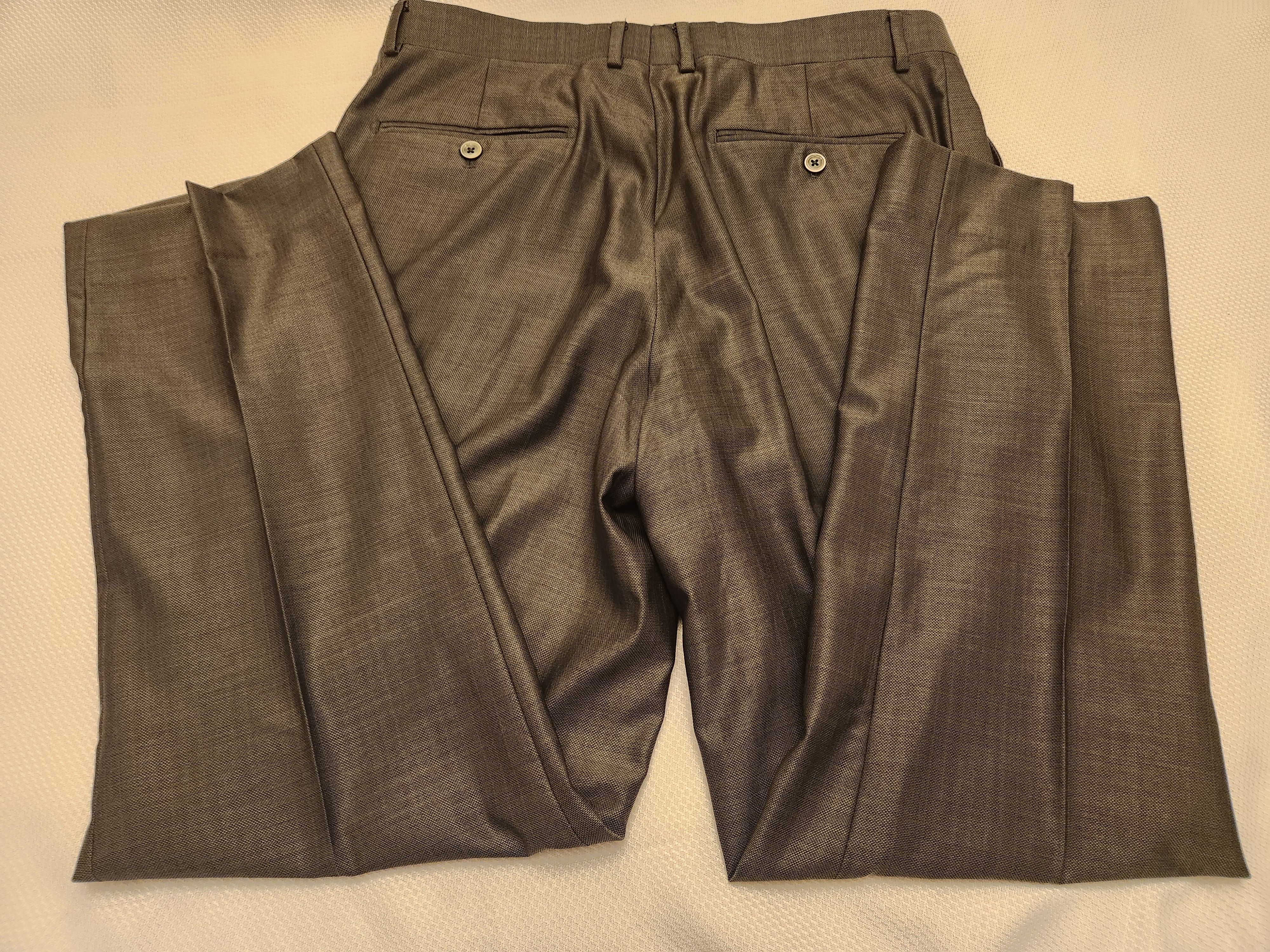 Other NWOT Tiglio Luxe Gray Silk/Wool 3-Peice Suit Size 42R - 7 Thumbnail