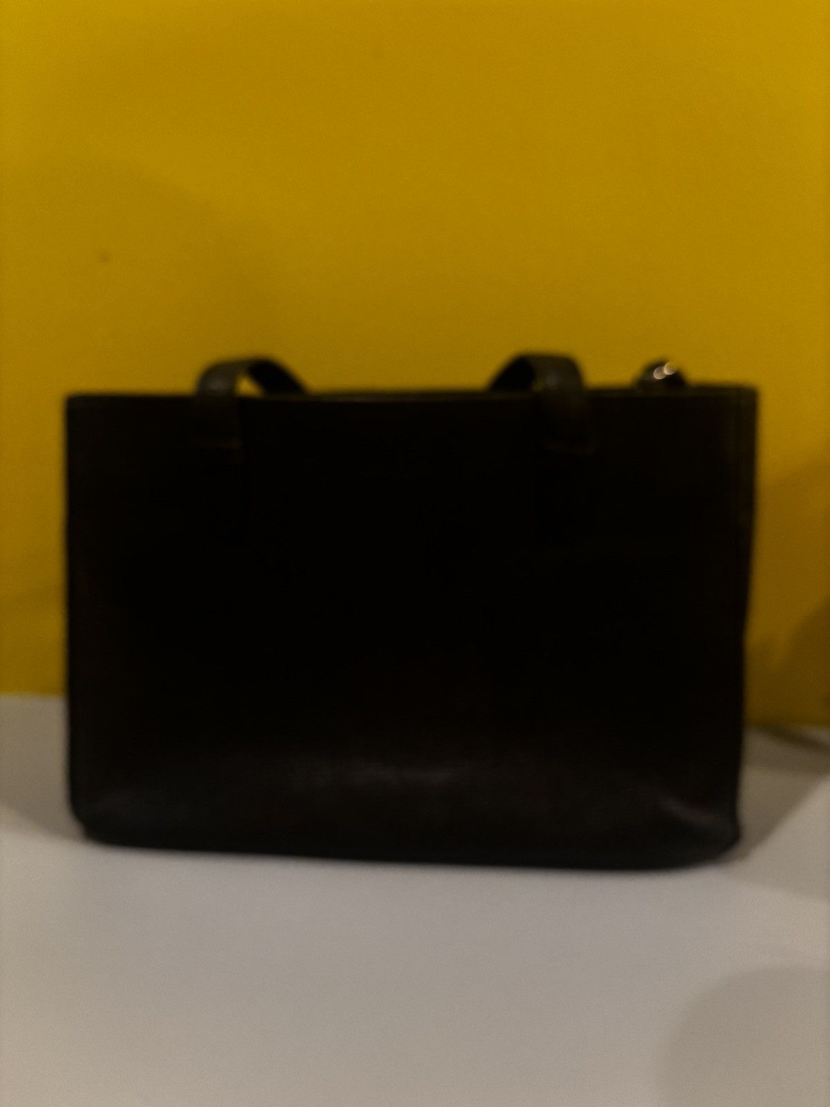 Other Black vegan Leather Tote Handbag Size ONE SIZE - 3 Thumbnail
