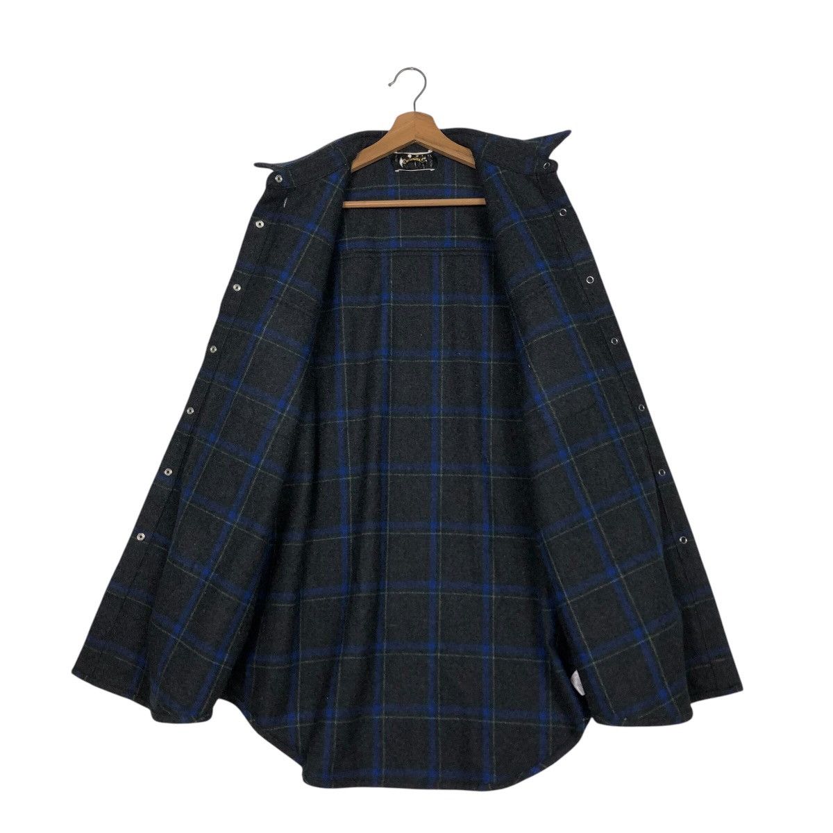 Japanese Brand × Vintage 📌Vintage Chore Worker Flannel Jacket Tartan Issey Miyake Size US M / EU 48-50 / 2 - 14 Thumbnail