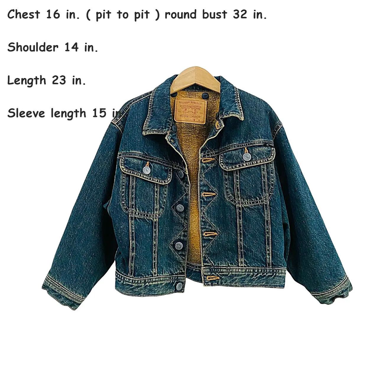 Hysteric Glamour Hysteric Mini Denim Jacket Size XXS / US 00 / IT 34 - 12 Thumbnail