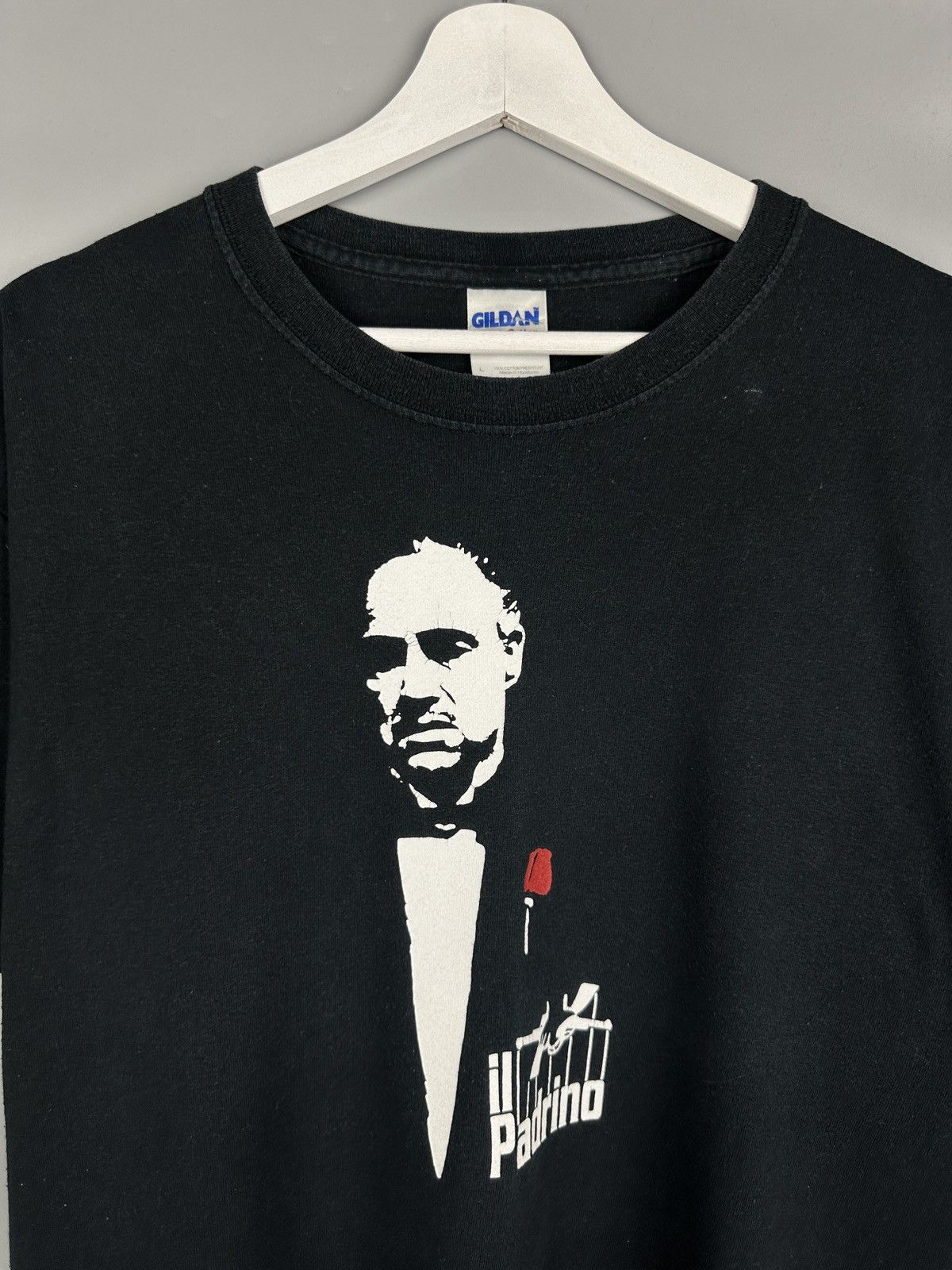 Vintage Vintage The Godfather Don Corleone Movie Graphic T Shirt Tee Size US L / EU 52-54 / 3 - 3 Thumbnail
