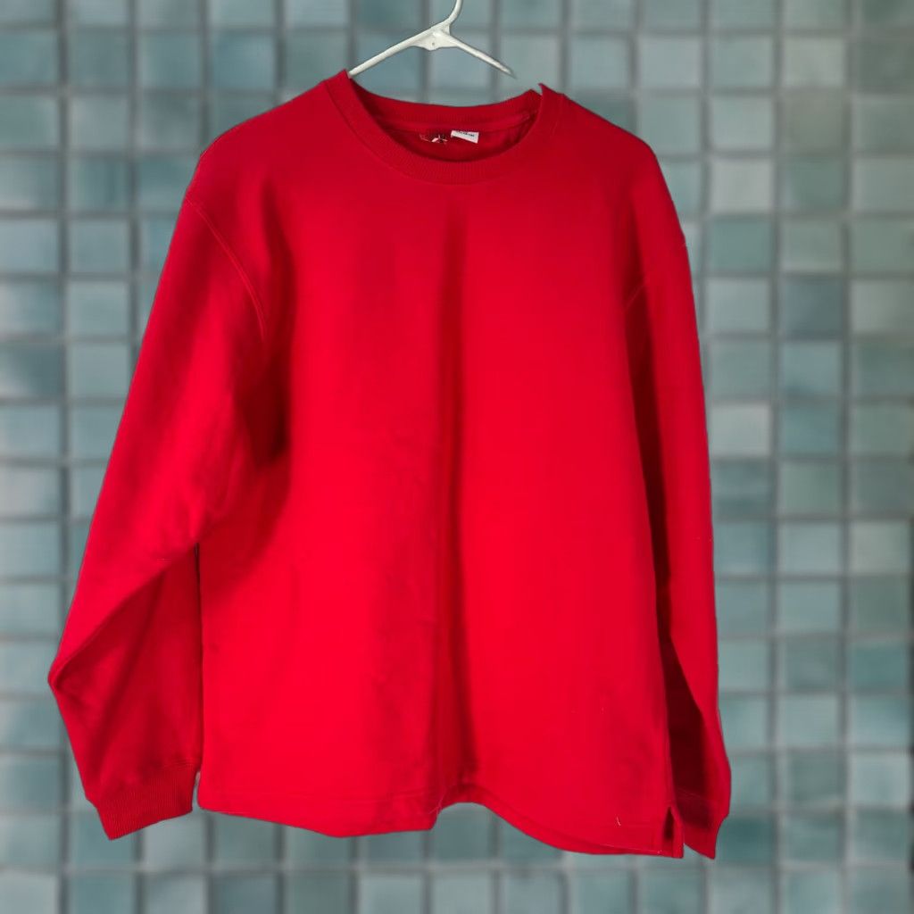 Starter Starter Mens Crew Neck Long Sleeves Pullover Casual Red Sweatshirt Size Small Size US S / EU 44-46 / 1 - 1 Thumbnail
