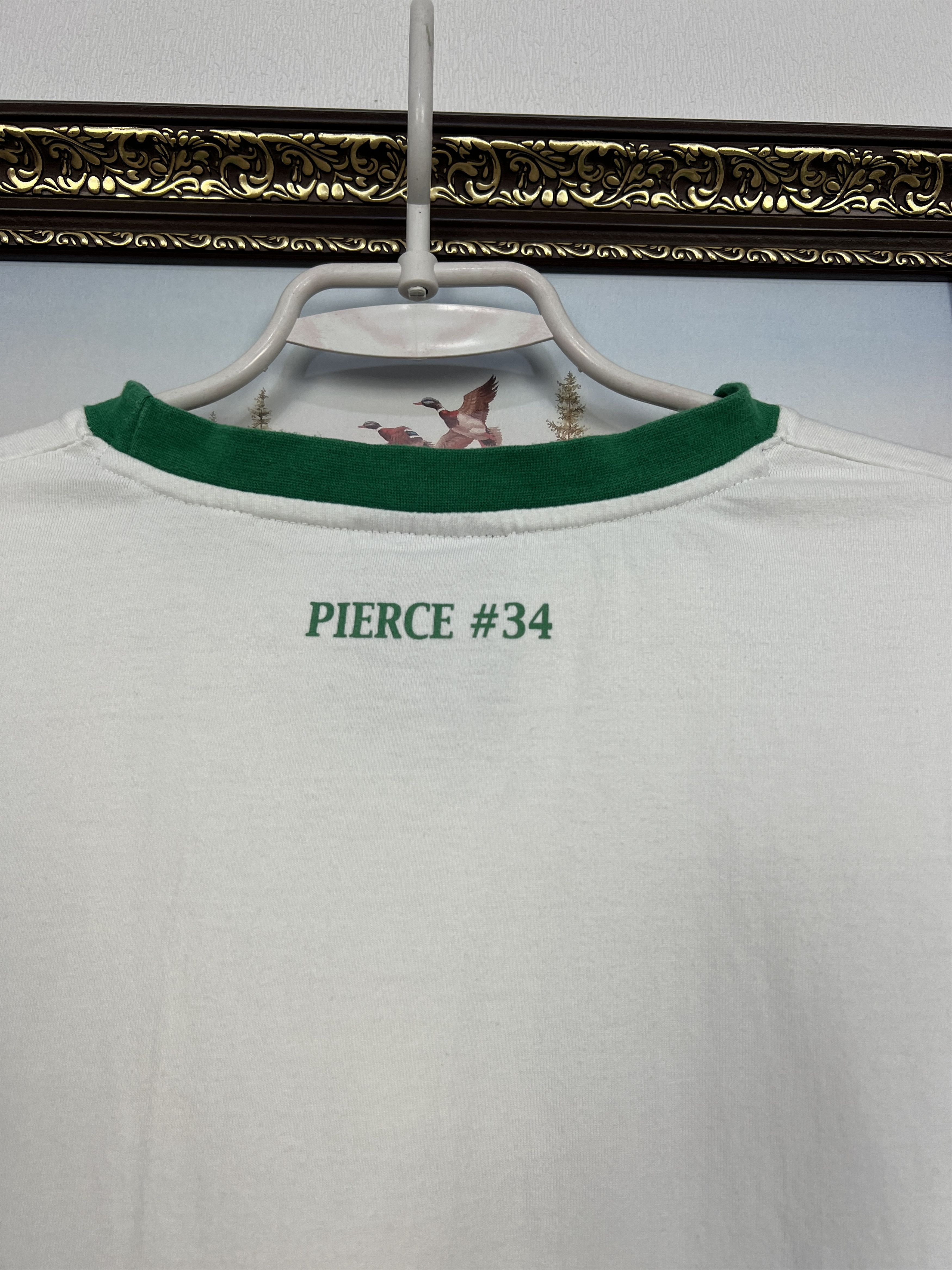 Vintage Vintage UNK Boston Celtics NBA #34 Pierce White Shirt Mens Size US L / EU 52-54 / 3 - 12 Thumbnail