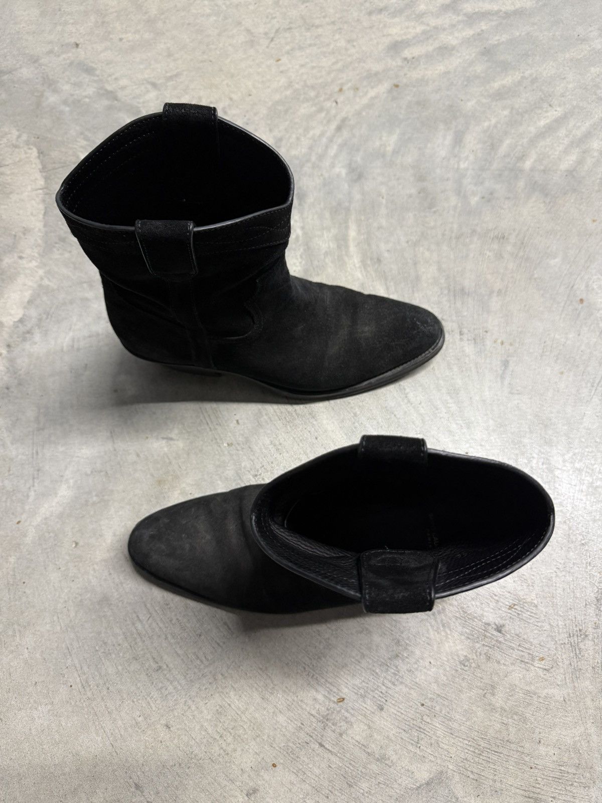 Saint Laurent Paris Saint Laurent Eastwood 45 Santiag Cowboy Boots Size US 12 / EU 45 - 5 Thumbnail