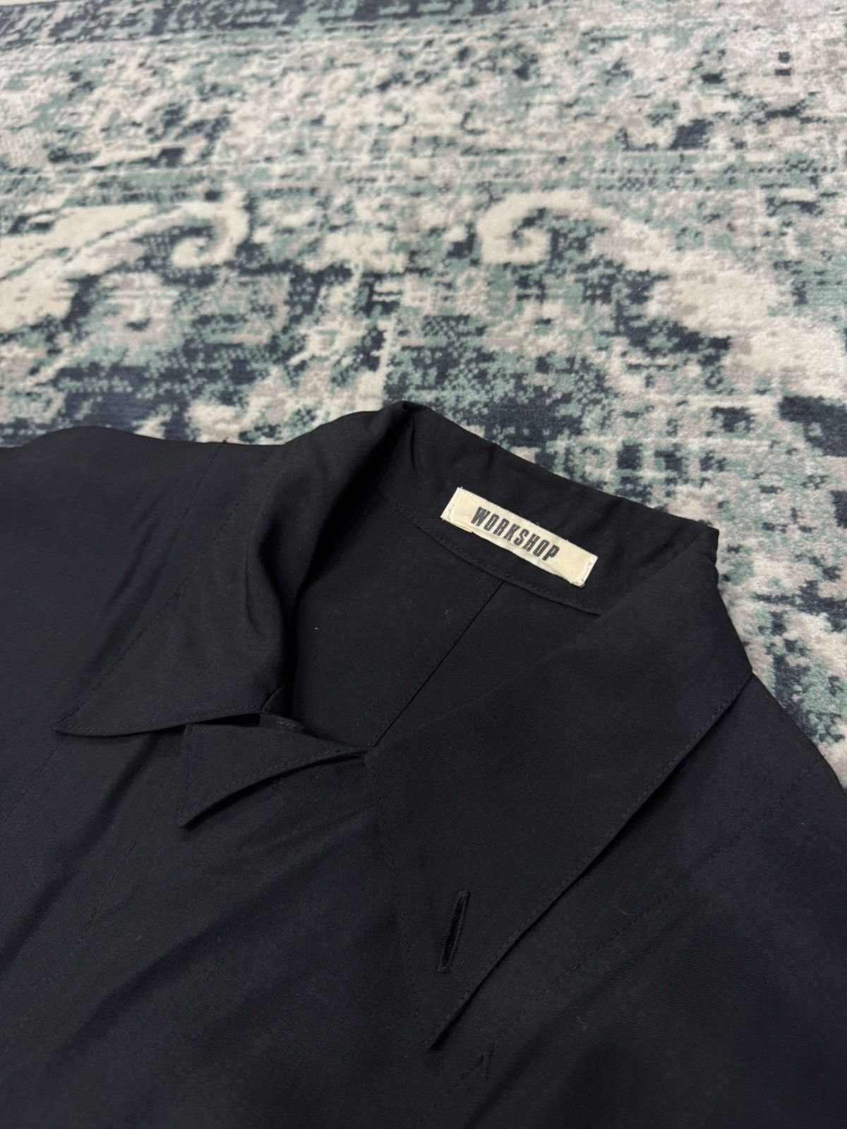 Y's VINTAGE 80s WORKSHOP BY Y'S FOR MEN RAYON LONG COAT Size US M / EU 48-50 / 2 - 5 Thumbnail