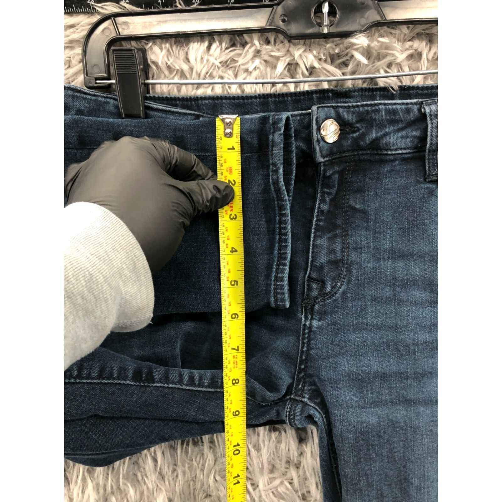 Mavi Mavi Jeans Skinny Waist 29 Blue Denim Mid Rise 5-Pocket Regular Inseam 27 Womens Jeans Style Classic Modern Size 29" - 4 Thumbnail