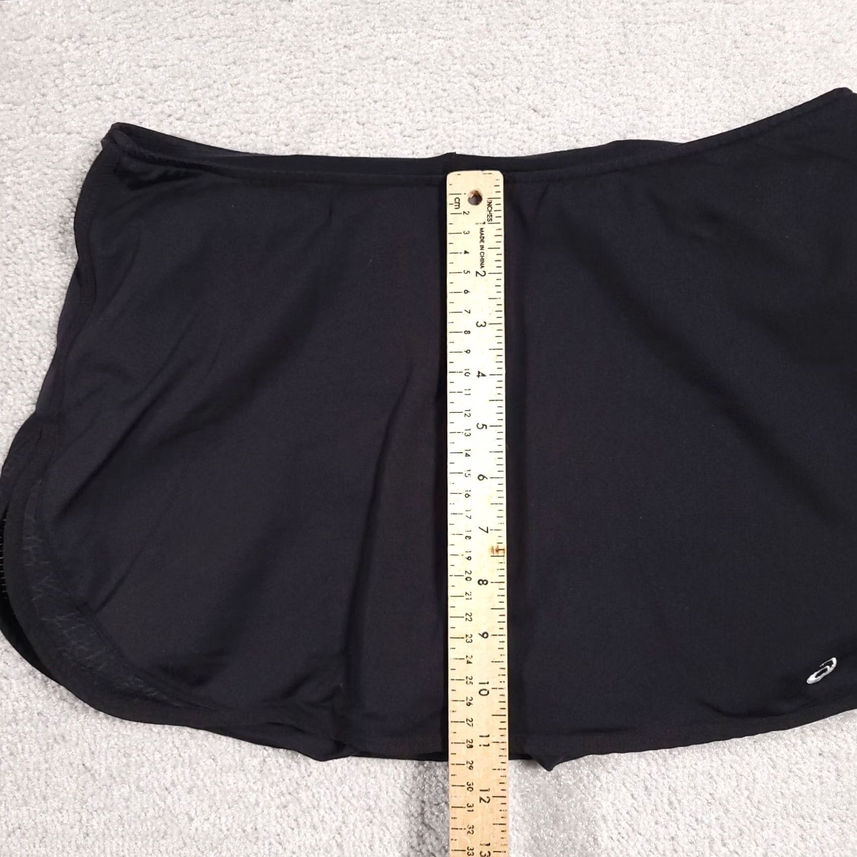 Asics ASICS Tennis Athletic Skort Women's Medium Black Zipper Pocket Stretch Sport Size ONE SIZE - 7 Thumbnail