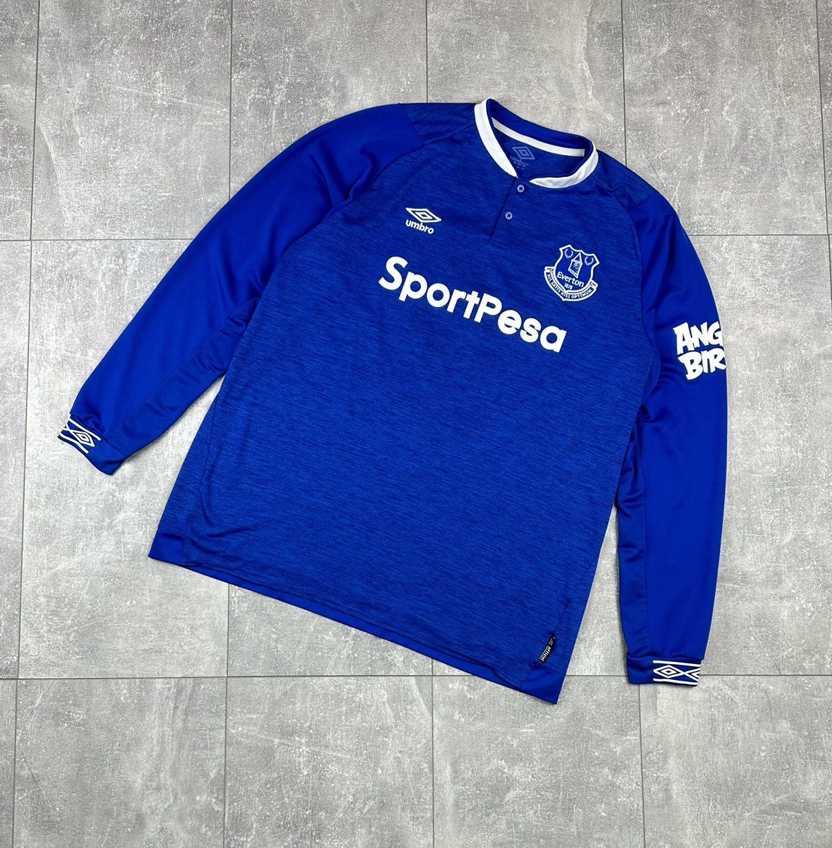 Umbro Umbro Everton 2018/19 Home Long Sleeve #19 Niasse Jersey Size US XXL / EU 58 / 5 - 2 Thumbnail