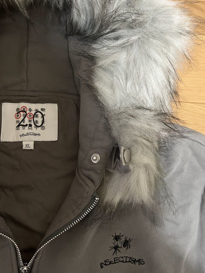 Japanese Brand insectisms afd grey zip up Size US XL / EU 56 / 4 - 6 Thumbnail