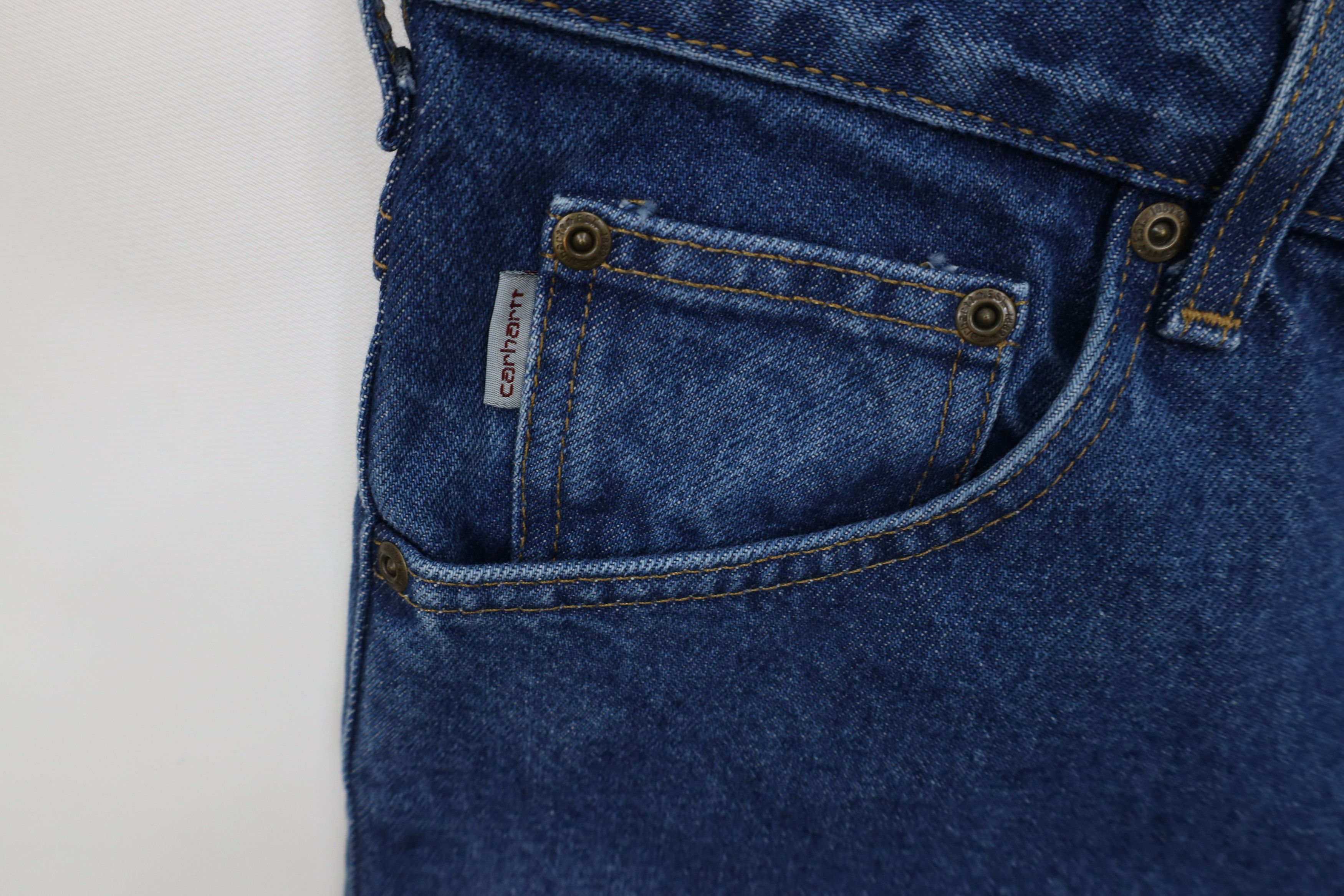 Carhartt Vintage Y2K Carhartt Fit Straight Leg Denim Jeans Blue Size US 34 / EU 50 - 5 Thumbnail