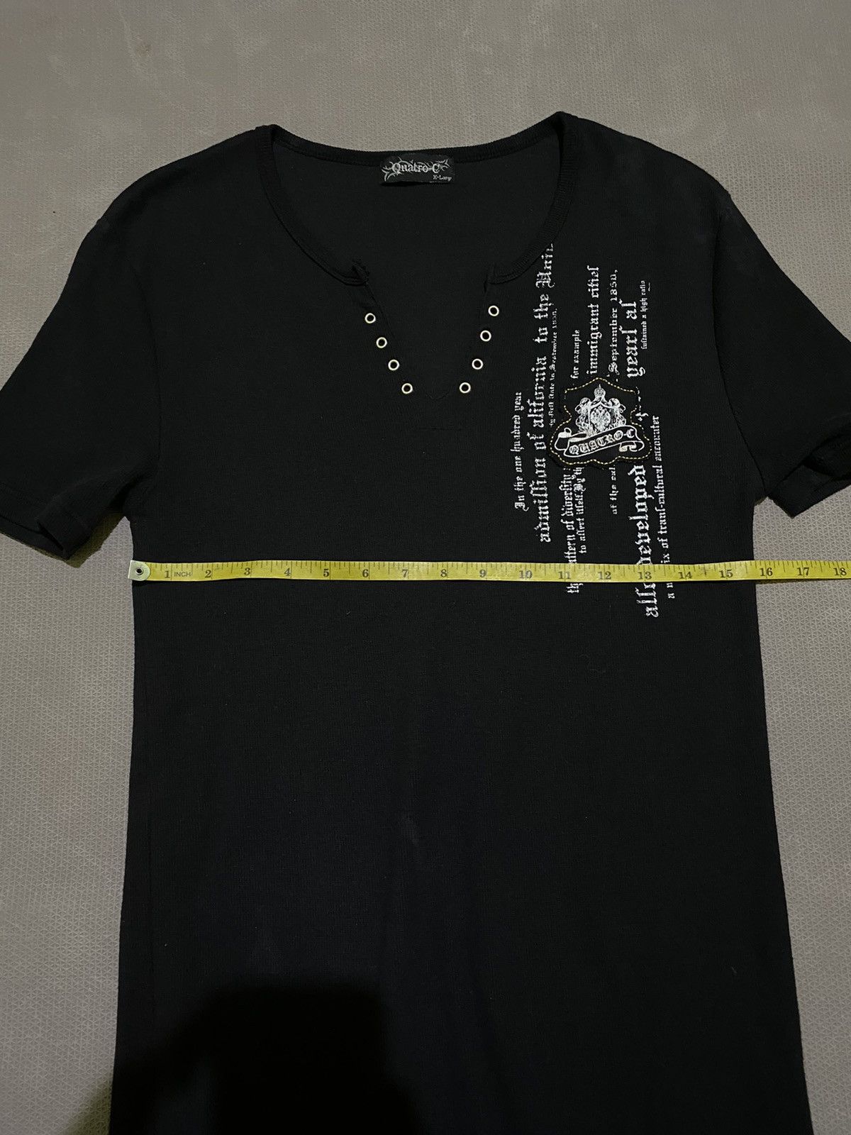 Hysteric Glamour × If Six Was Nine × Japanese Brand 2000s Quatro-c ifsixwasnine grunge tshirt Size US S / EU 44-46 / 1 - 7 Thumbnail