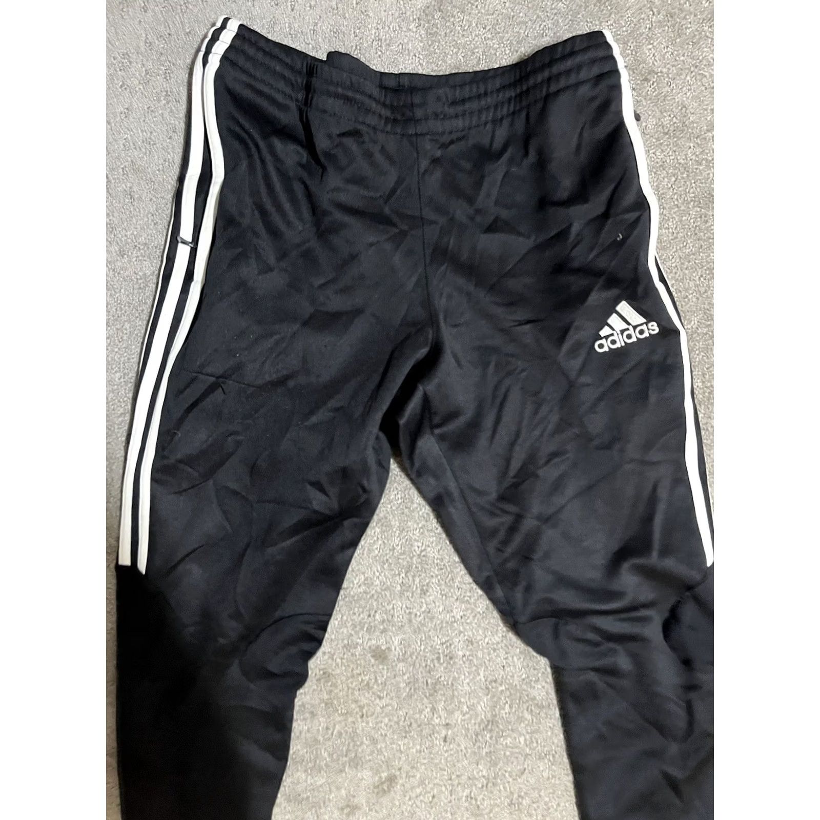 Adidas VINTAGE Adidas Men's Y2K 3 Stripe Track Pants Size Medium Black AV1001 Size US 31 - 2 Thumbnail
