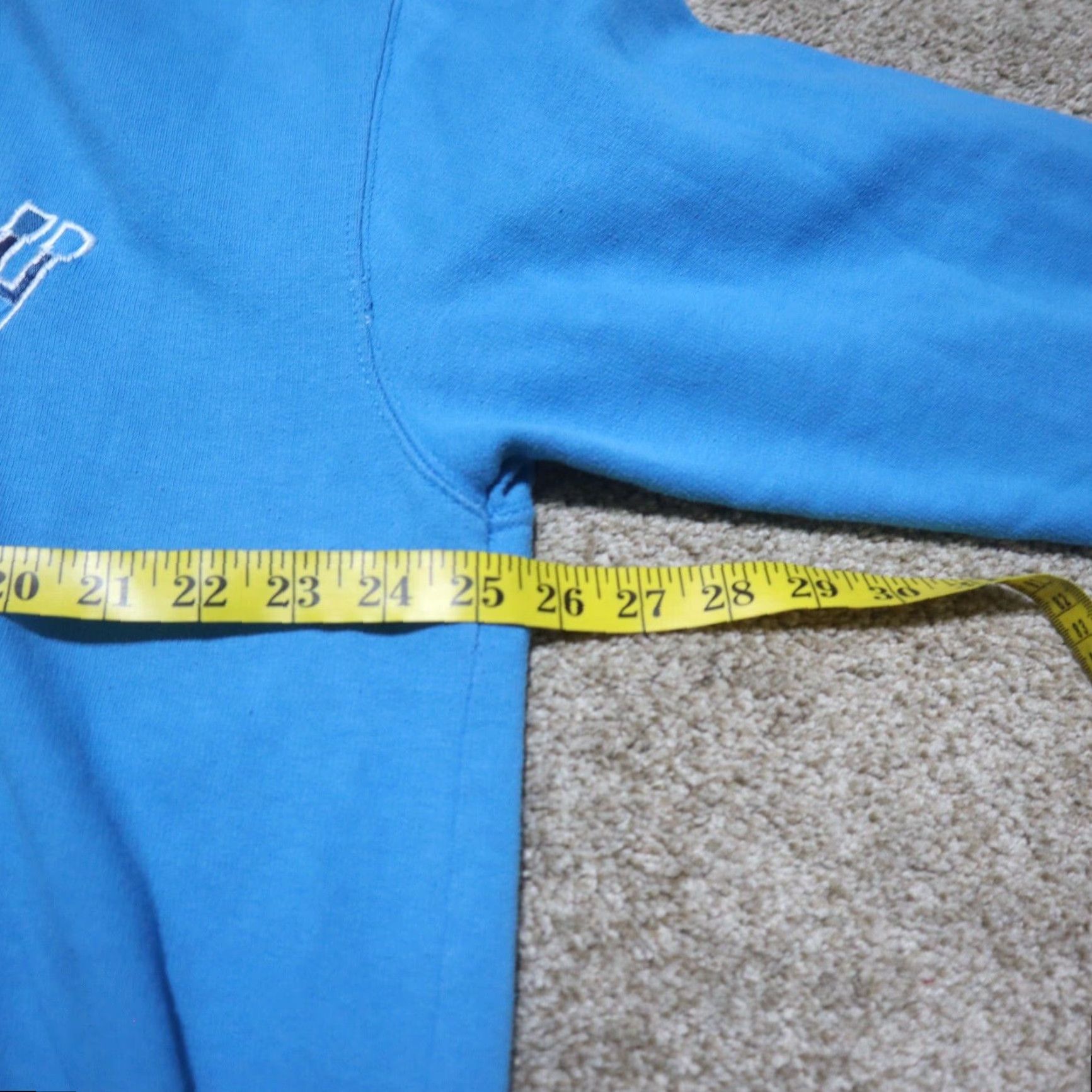 Hanes Hanes Hoodie Unisex Adults XL Blue Logo Kangaroo Pocket Hooded Sweatshirt Jersey Cotton Polyester Beach Theme Pullover Size US XL / EU 56 / 4 - 5 Thumbnail