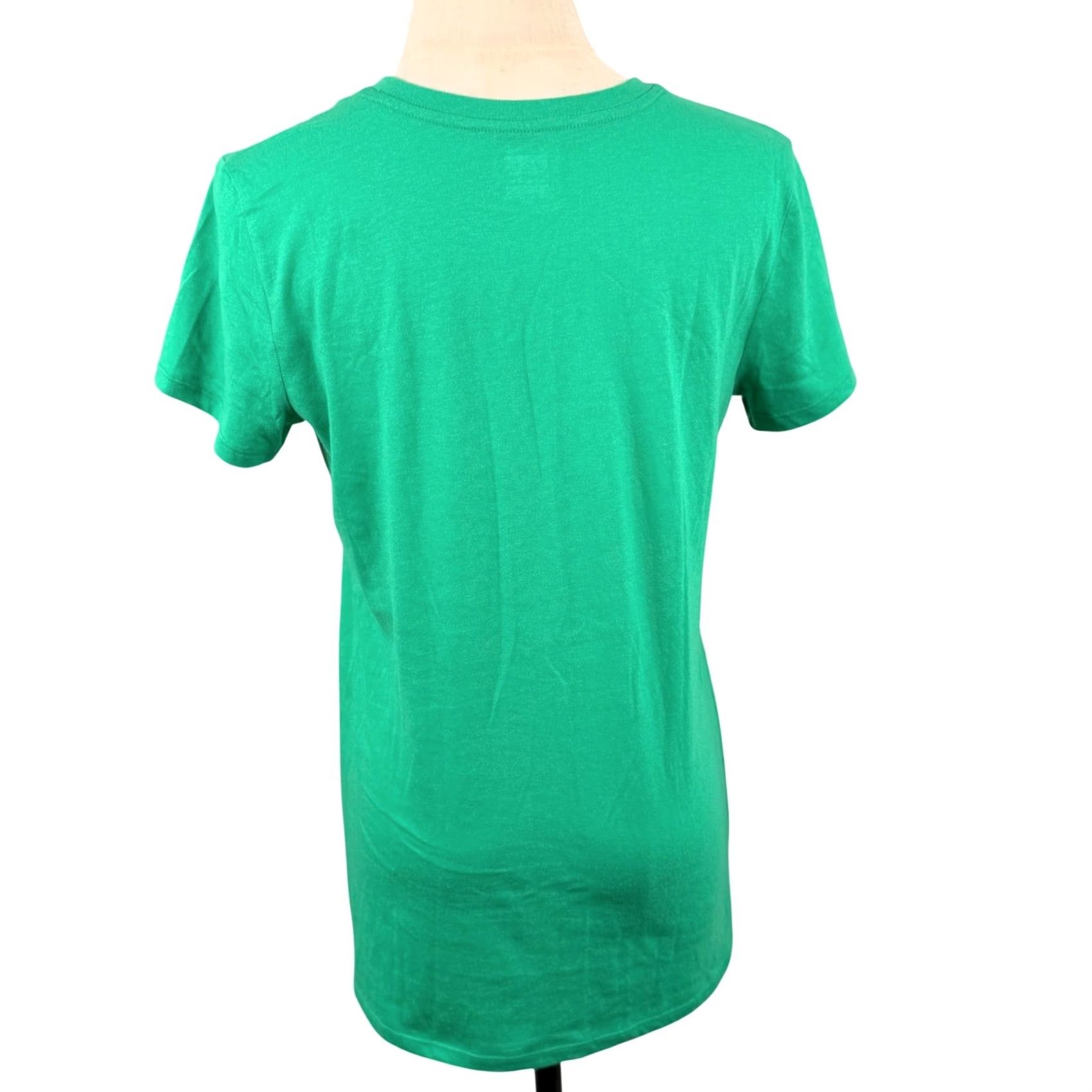 Vintage PINK Victoria's Secret T-Shirt Green Script Logo Cotton Blend Crew Neck Short Sleeve Womens S Vintage No Size S / US 4 / IT 40 - 3 Thumbnail