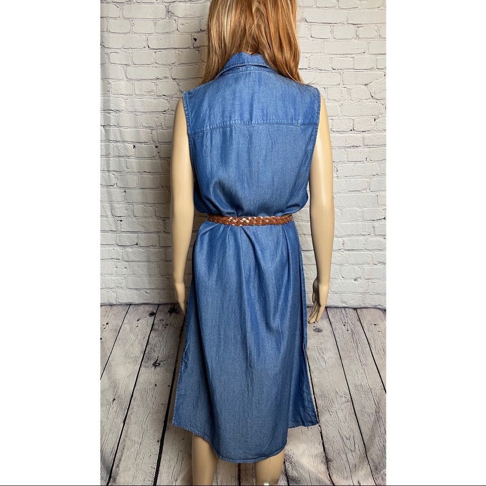Splendid NWT New $198 Splendid Wilder Tencel Long Shirt Dress Denim Size S / US 4 / IT 40 - 5 Thumbnail