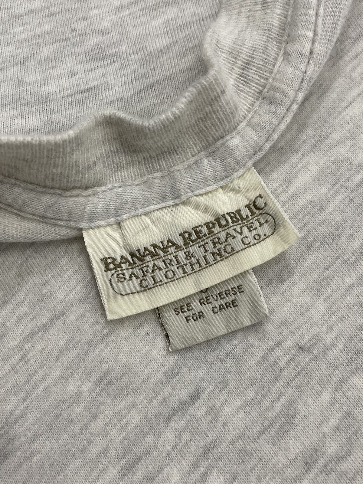 Banana Republic × Vintage Vintage USA Banana Republic Font Single Stich Tee Size US S / EU 44-46 / 1 - 8 Thumbnail