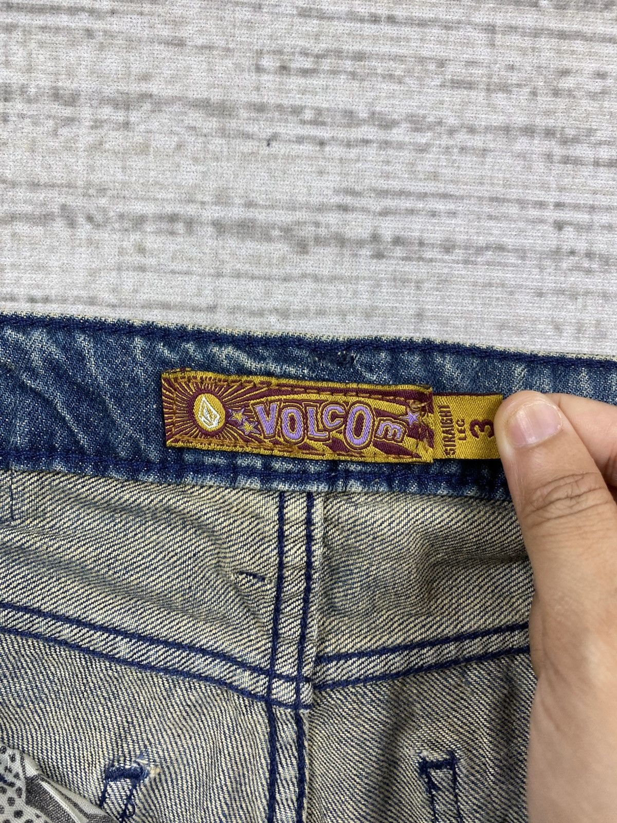 Le Grande Bleu (L.G.B.) × Vintage × Volcom Vintage Flared Volcom Liberated Bootcut Style Denim Pants Size US 30 / EU 46 - 9 Thumbnail