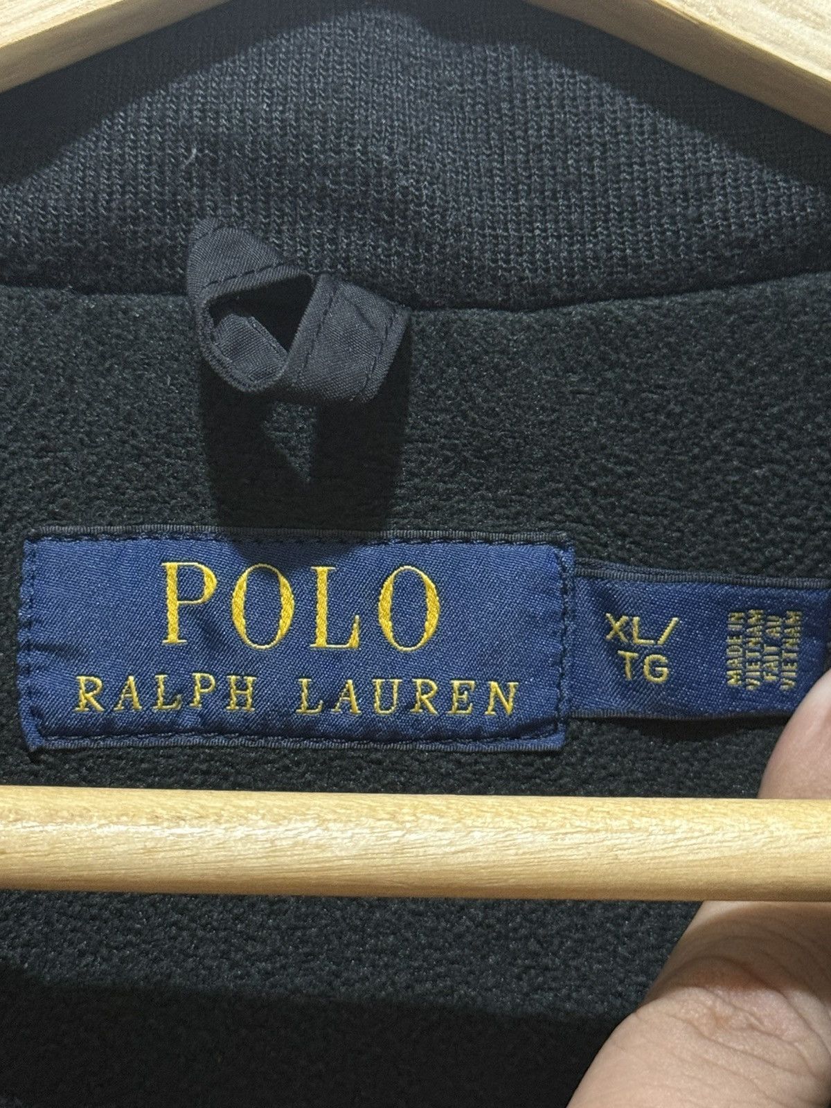 Polo Ralph Lauren Polo Ralph Lauren Black Padded Rider Jacket Size US XL / EU 56 / 4 - 4 Thumbnail