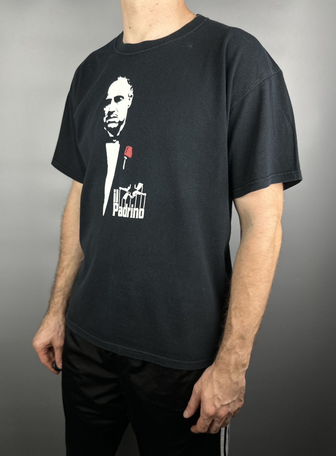 Vintage Vintage The Godfather Don Corleone Movie Graphic T Shirt Tee Size US L / EU 52-54 / 3 - 7 Thumbnail