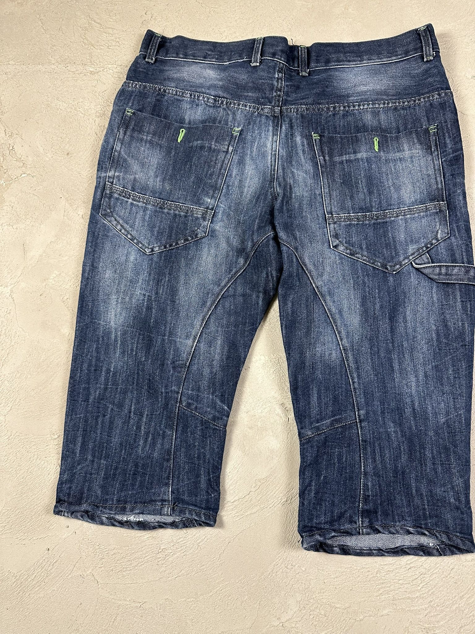 No Fear Vintage Y2k No Fear 3/4 Oversized Jeans Shorts Jorts Size US 36 / EU 52 - 10 Thumbnail