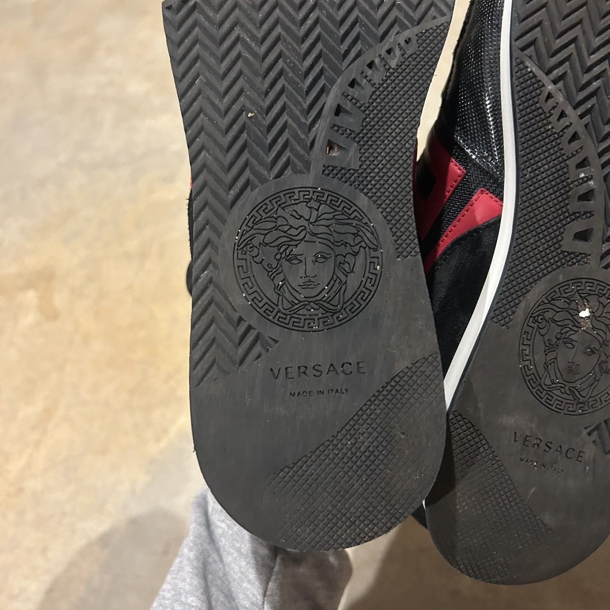 Designer × Versace Versace Greek Key Contrast Running Shoes US 8.5 Size US 8.5 / EU 41-42 - 8 Thumbnail