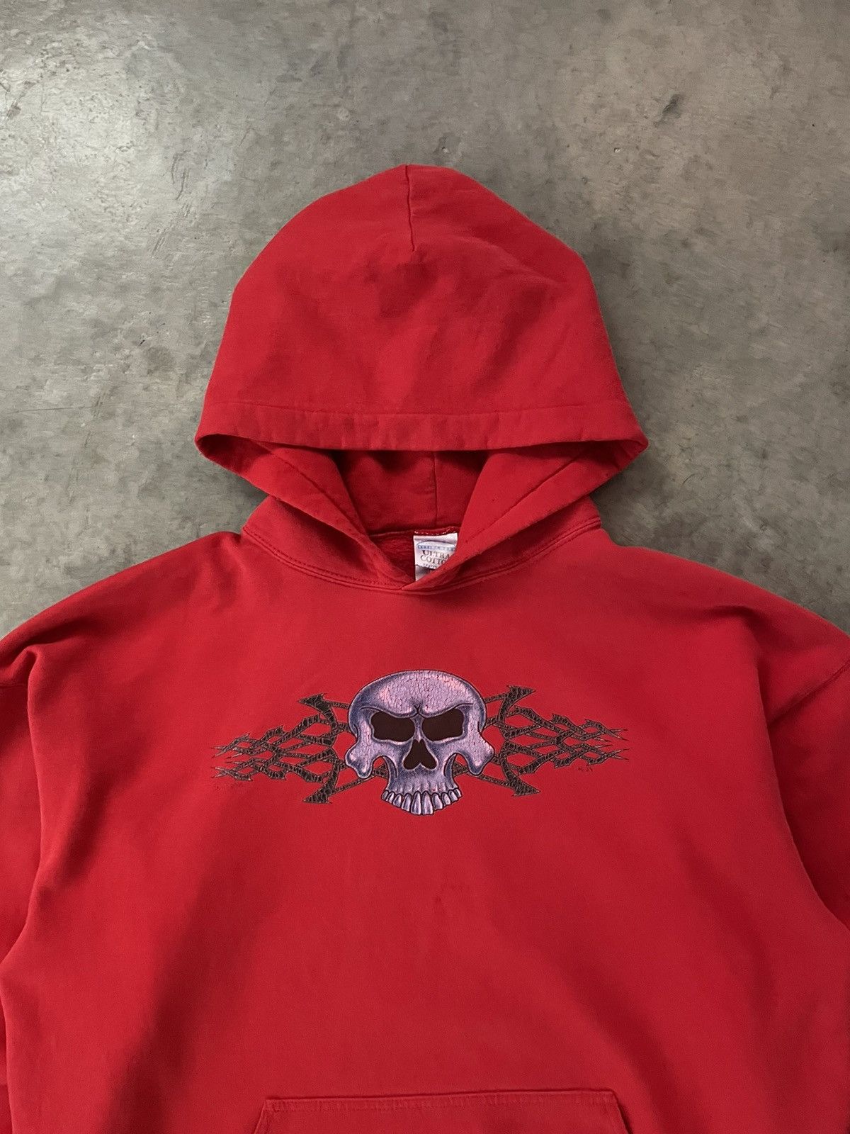 JNCO × Vintage Vintage JNCO Tribal Skull Hoodie Size US L / EU 52-54 / 3 - 3 Thumbnail