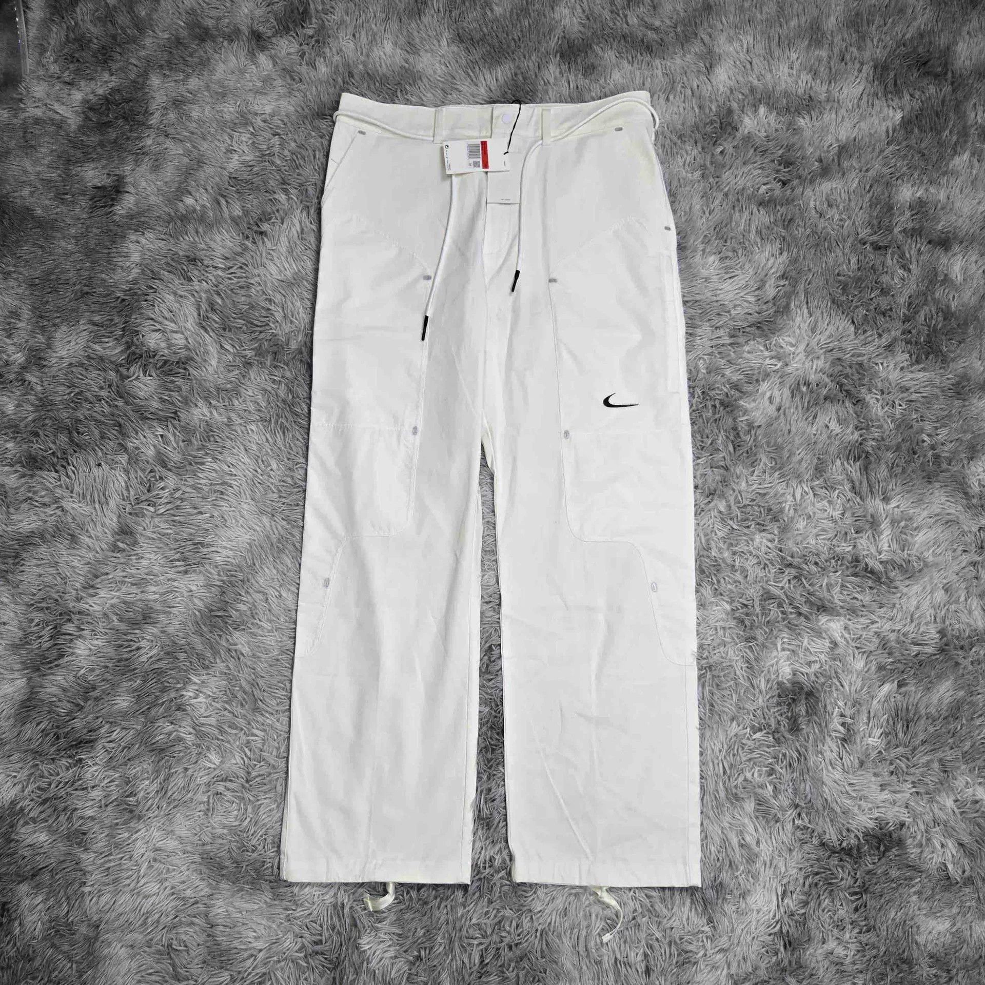 Nike Off-White White Pants Casual Designer Size US 34 / EU 50 - 1 Thumbnail