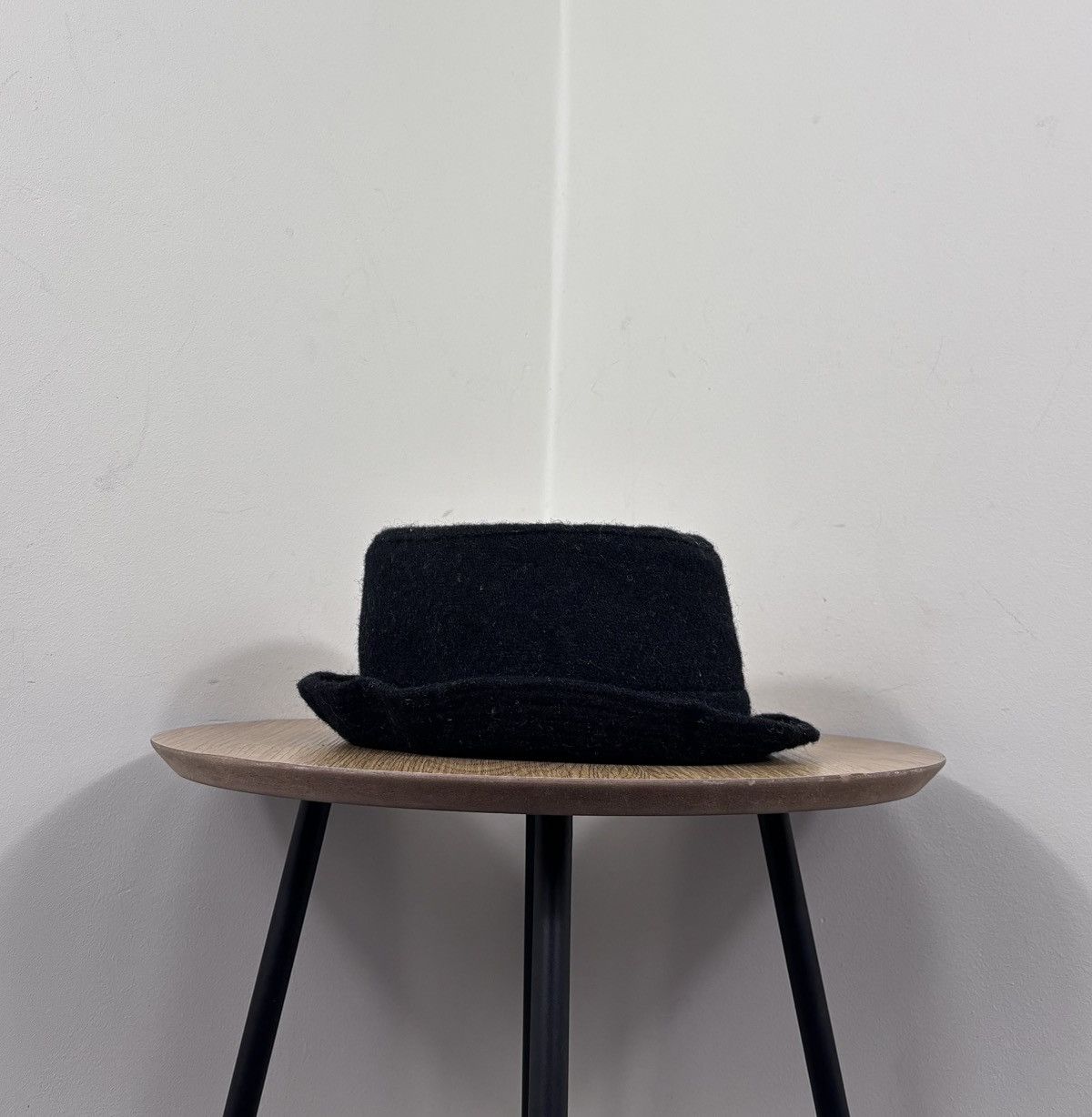 Harris Tweed Lierys Harris Tweed Black Wool Trilby Fedora Hat Size ONE SIZE - 5 Thumbnail