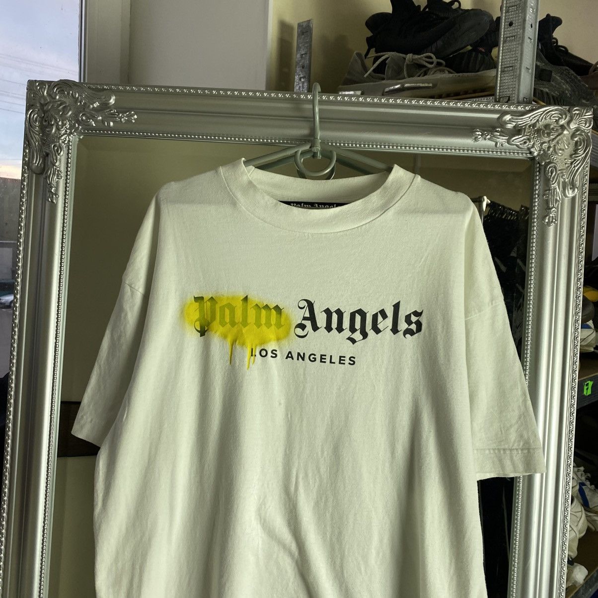 Palm Angels Palm Angels “Los Angeles” T-Shirt – White – Size L Size US L / EU 52-54 / 3 - 2 Thumbnail