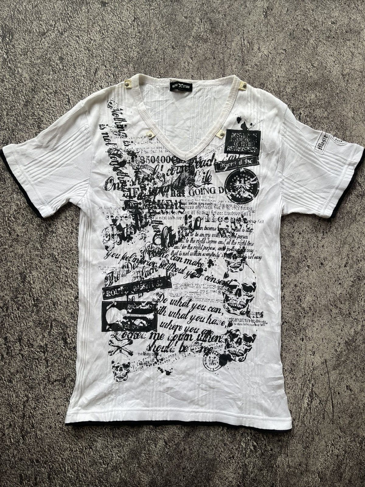Japanese Brand Y2K Batsu studio grunge poem ifsixwasnine Size US M / EU 48-50 / 2 - 2 Thumbnail