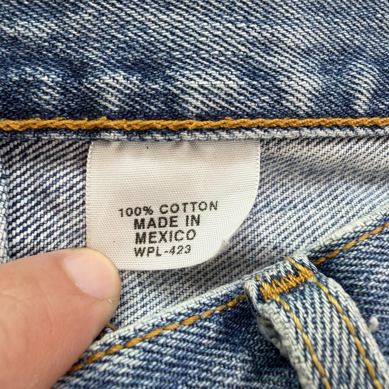 Levi's Vintage Y2K Levis 550 34 Light Wash Baggy Denim Jeans Size US 34 / EU 50 - 6 Thumbnail