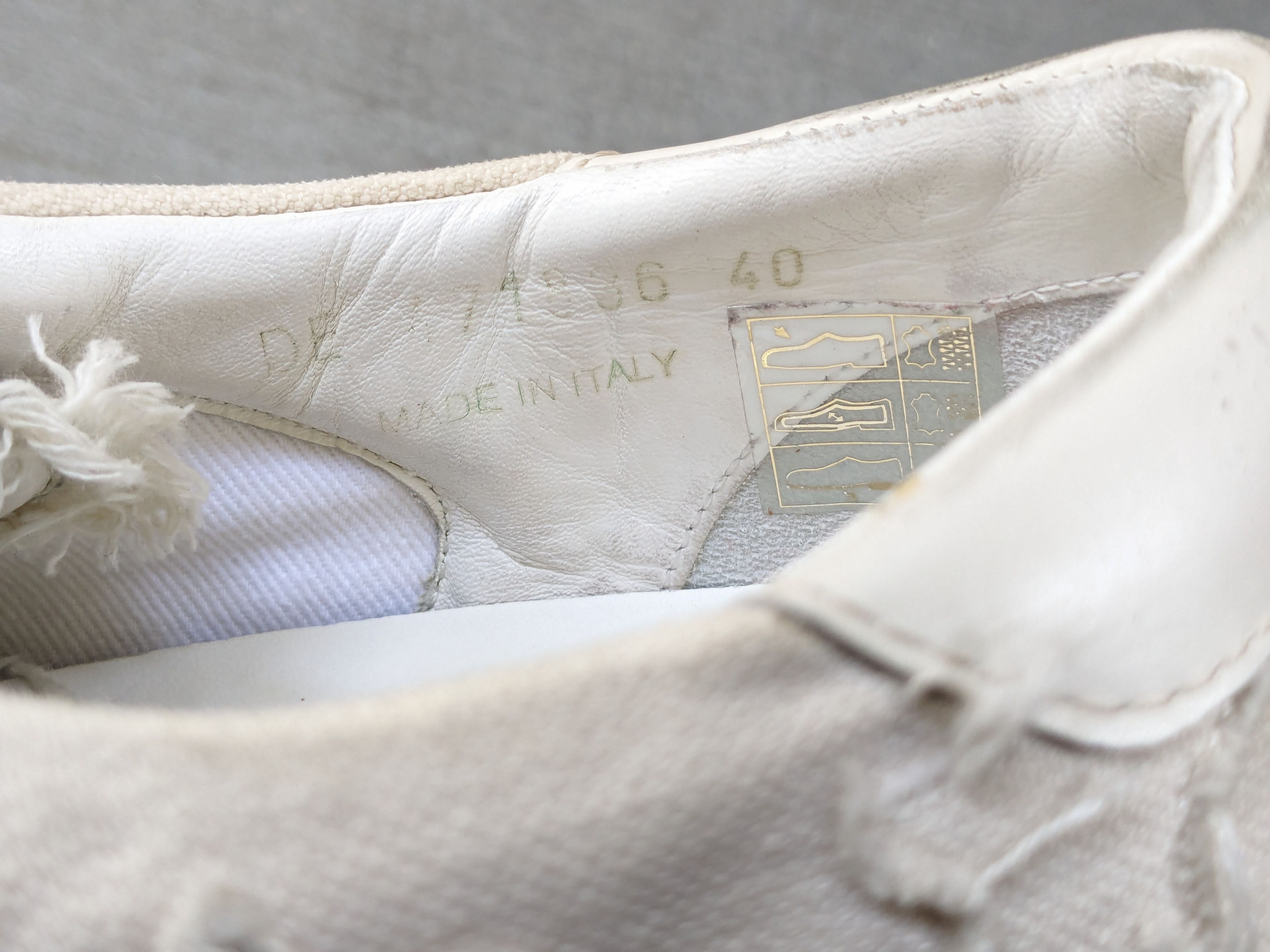 Saint Laurent Paris Saint Laurent SL06 7 40 White Canvas Stars SLP Low Tops Size US 7 / EU 40 - 12 Thumbnail