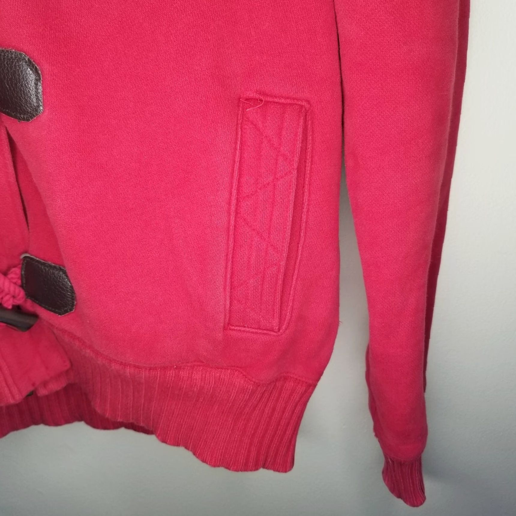 Old Navy OLD NAVY Womens Red Full Zip Long Sleeve Hoodie M Activewear Size M / US 6-8 / IT 42-44 - 3 Thumbnail