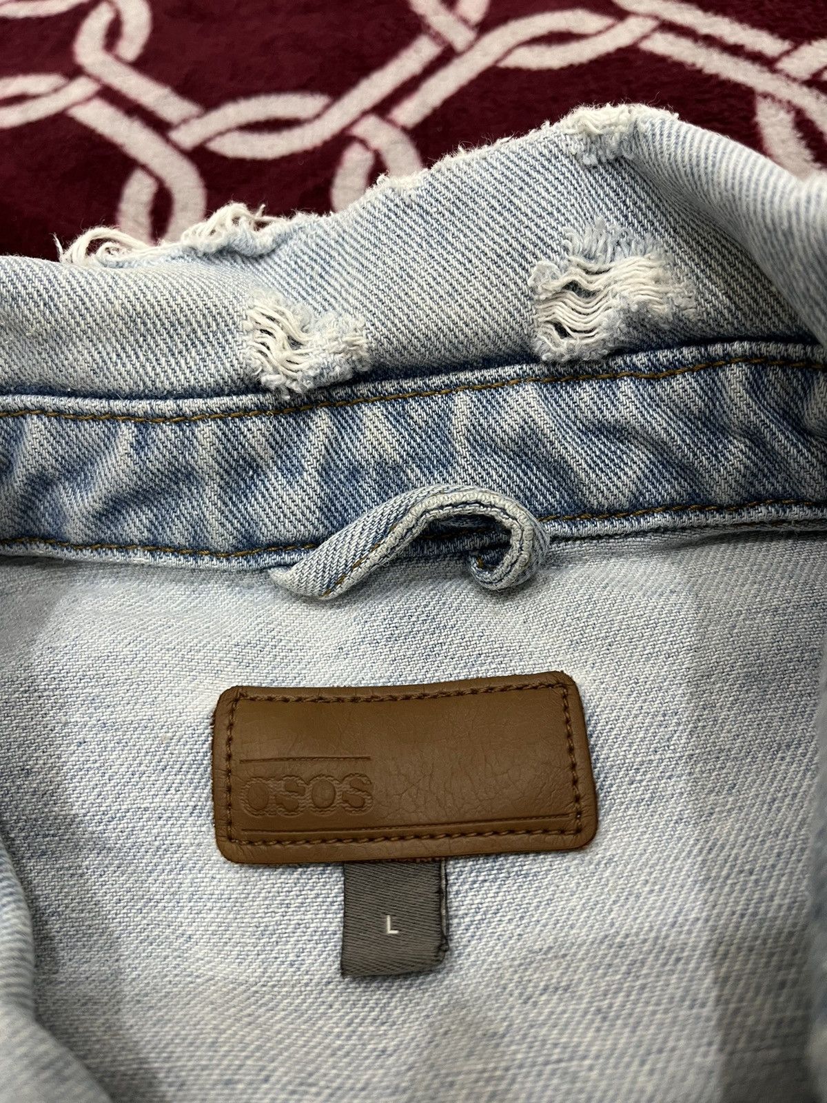 Asos Asos Ripped Trucker Denim Jacket Size US L / EU 52-54 / 3 - 10 Thumbnail
