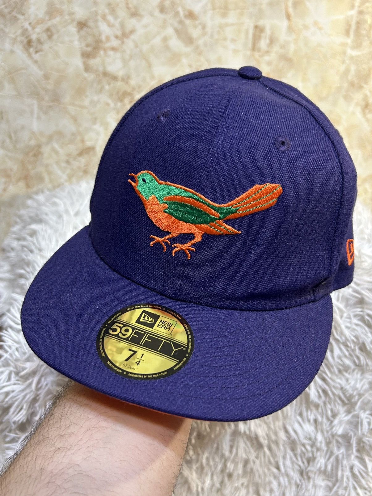 New Era Baltimore Orioles Hat club 7 1/4 59Fifty Purple All Star Size ONE SIZE - 2 Thumbnail