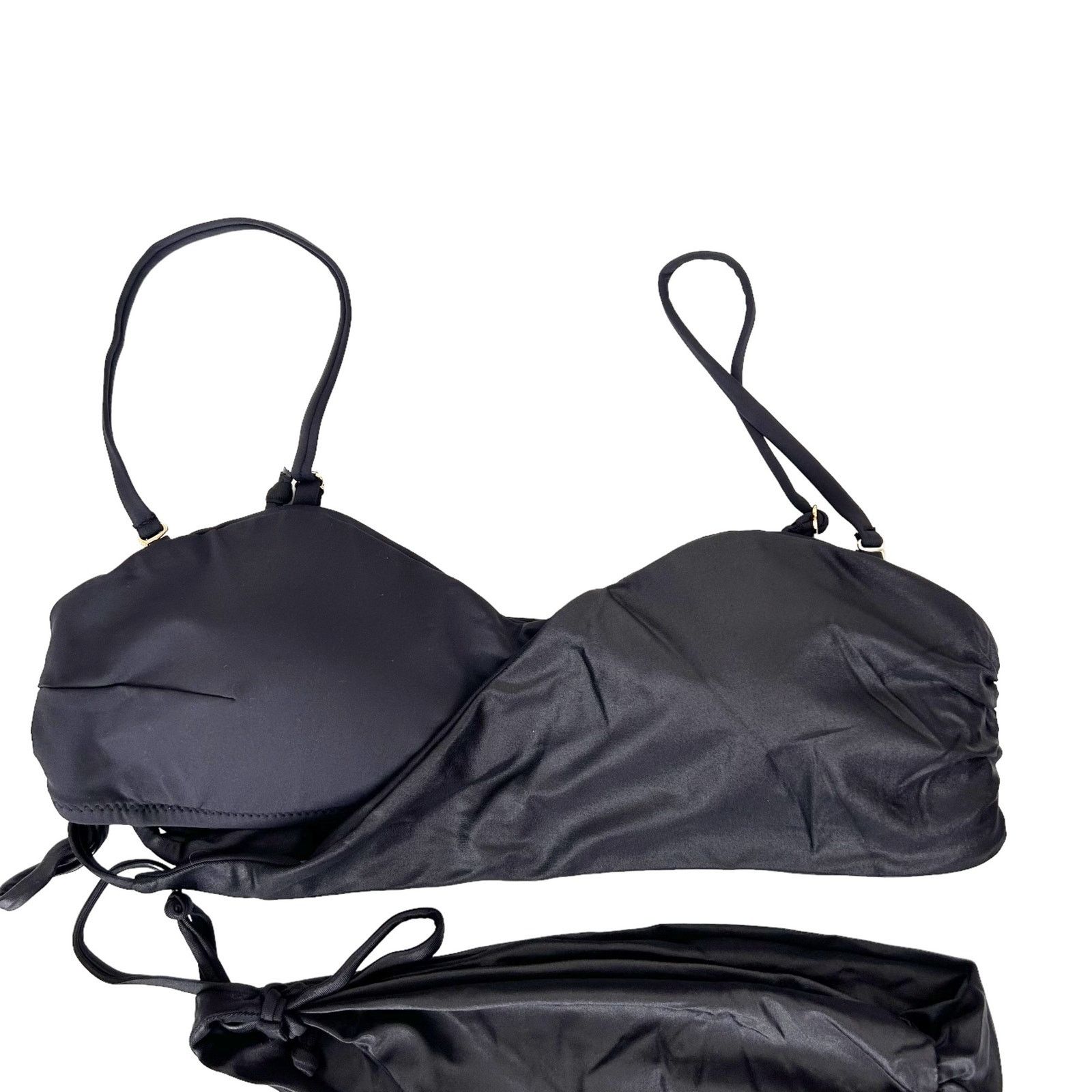 Other Beach Bunny Black Bikini Bathing Suit Sz L Size ONE SIZE - 2 Thumbnail