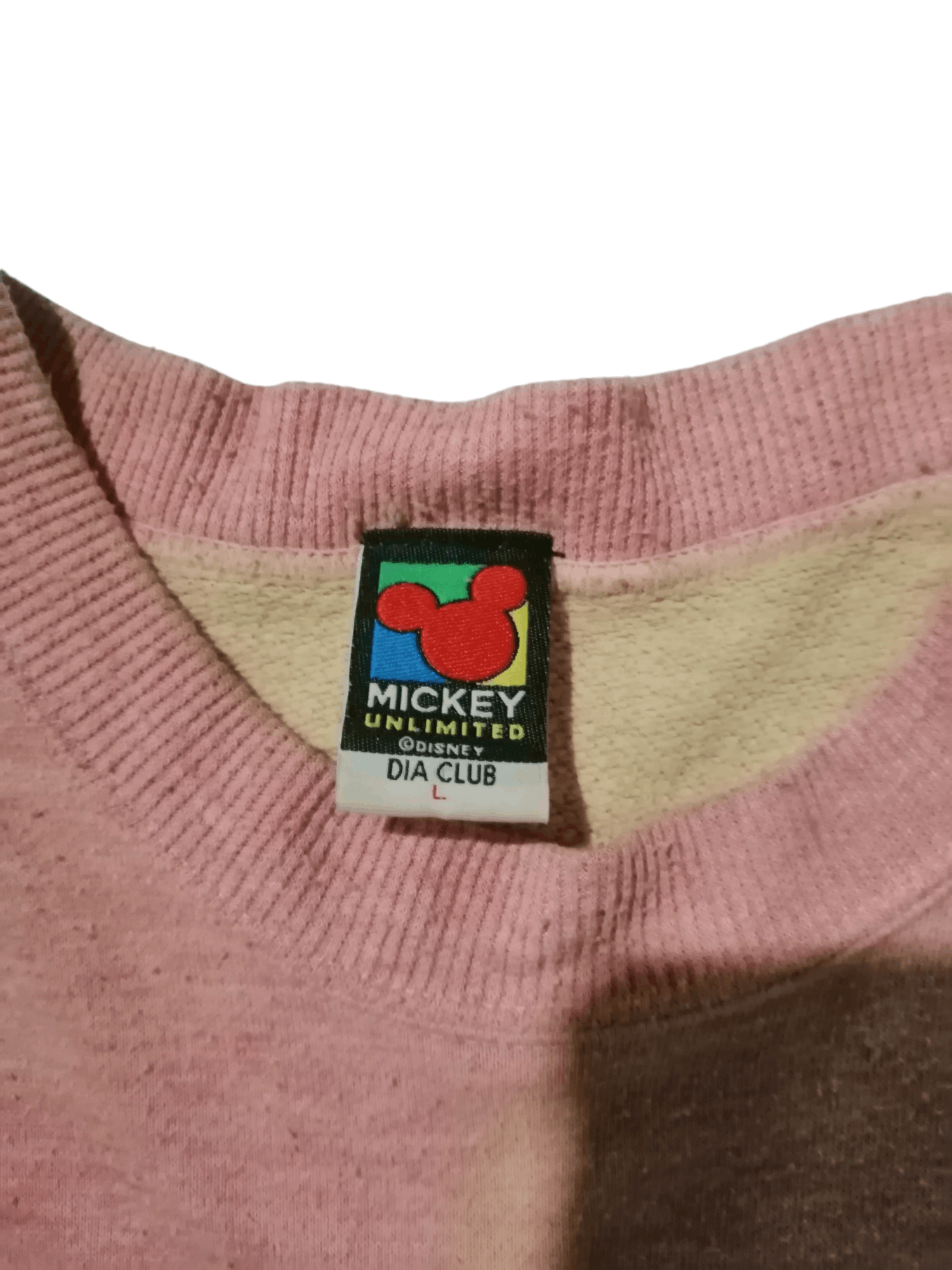 Designer × Disney × Vintage Vintage Mickey Unlimited Disney DIA Club Sweatshirt Size US L / EU 52-54 / 3 - 7 Thumbnail