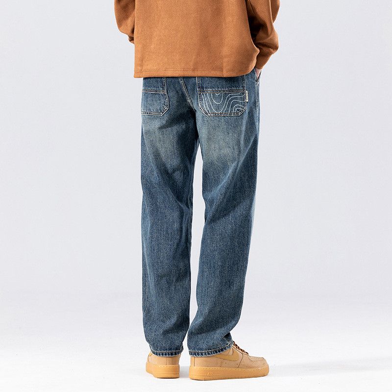 Japanese Brand × Jean Retro loose high street wide leg jeans Size US 32 / EU 48 - 3 Thumbnail
