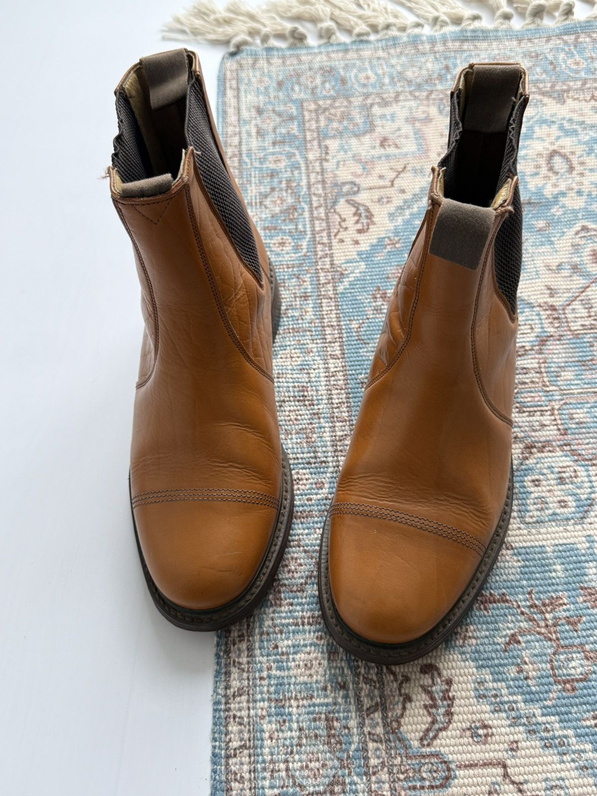 Solovair NPS Solovair Since1887 MadeIn England Leather Chelsea Boots Size US 9 / EU 42 - 4 Thumbnail