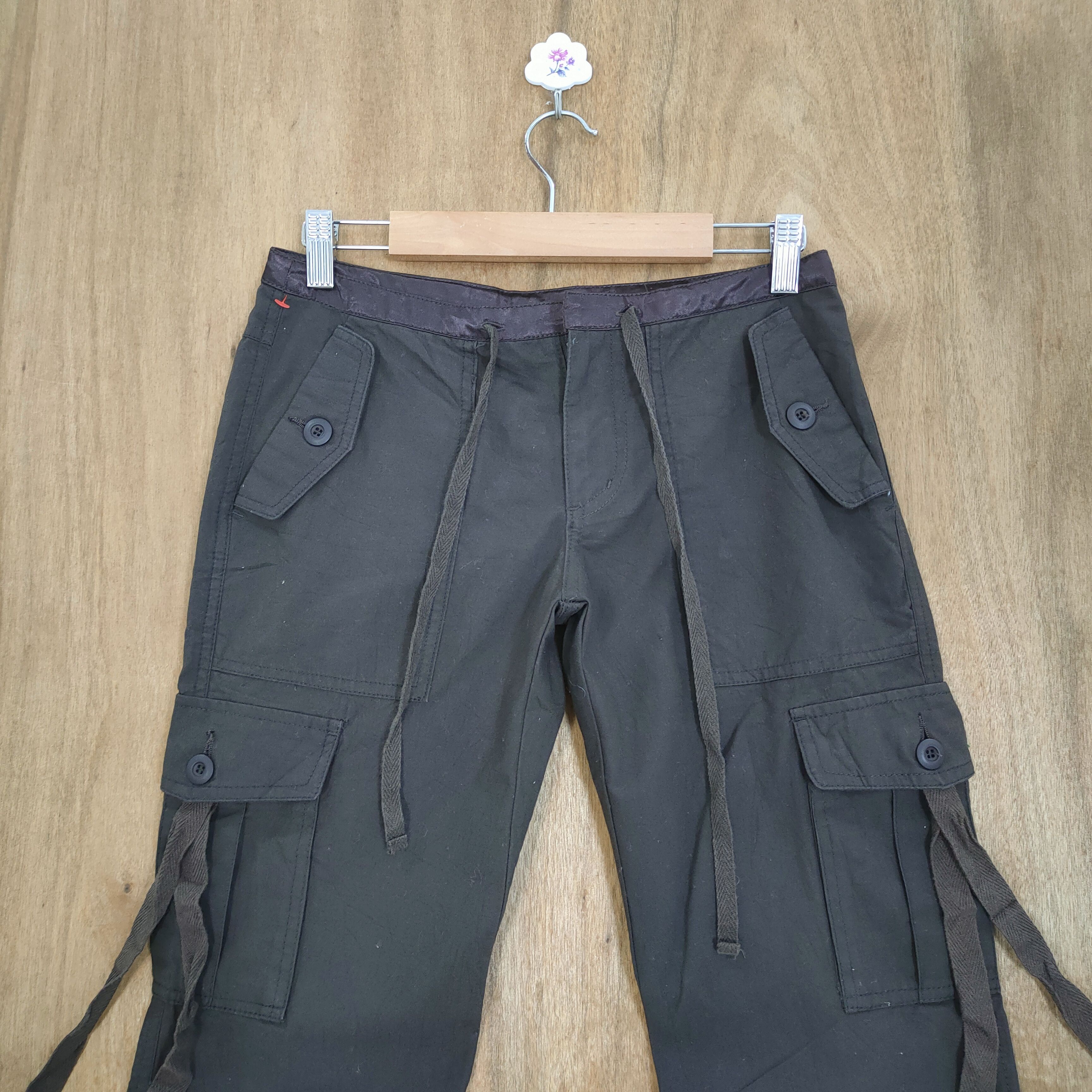 Japanese Brand JAPANESE BRAND BROWN CARGO PANTS Size US 26 / EU 42 - 3 Thumbnail