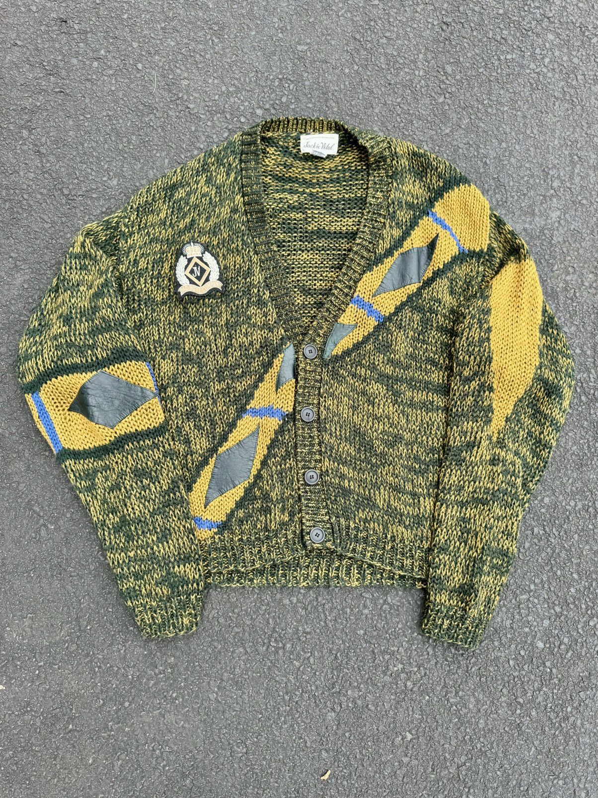 Designer × Vintage Vintage 90’s Jackie Vital Bad Boyz Boho Cardigan Sweater Size US L / EU 52-54 / 3 - 1 Thumbnail