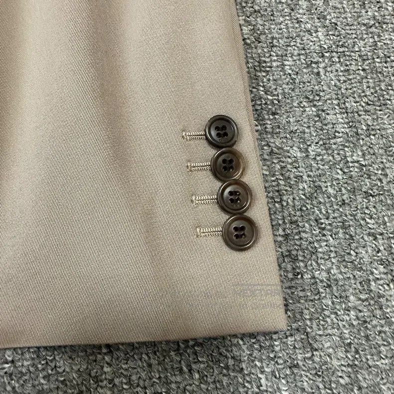 Dior Dior 23ss latest style oblique buckle khaki suit Size 48R - 3 Thumbnail