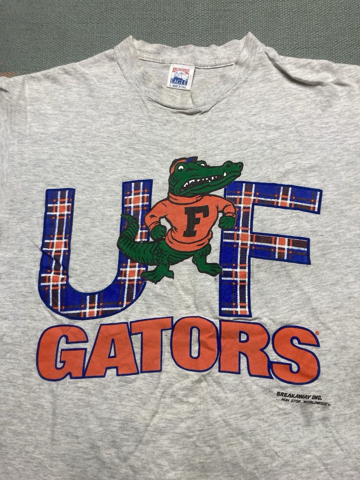Vintage 80s graphic t shirt Florida gators college single stitch L Size US M / EU 48-50 / 2 - 2 Thumbnail