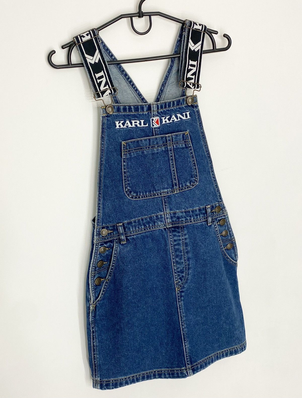 Karl Kani Karl Kani Denim Skirt Overalls Size XS / US 0-2 / IT 36-38 - 2 Thumbnail